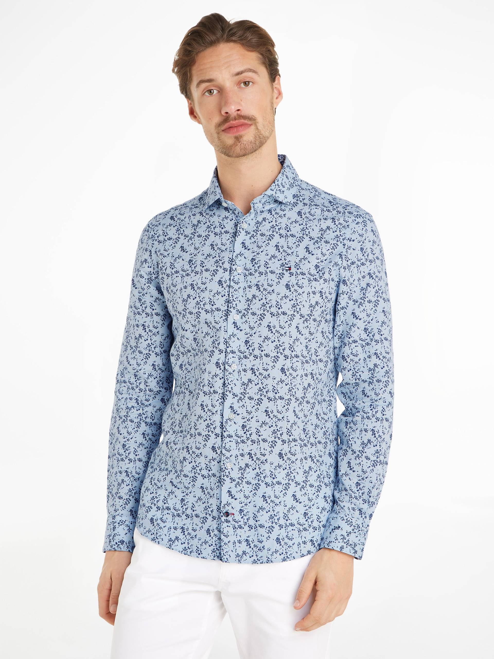 Tommy Hilfiger Langarmhemd »CL W-CO/LI DITSY FLOWER SF SHIRT« von TOMMY HILFIGER