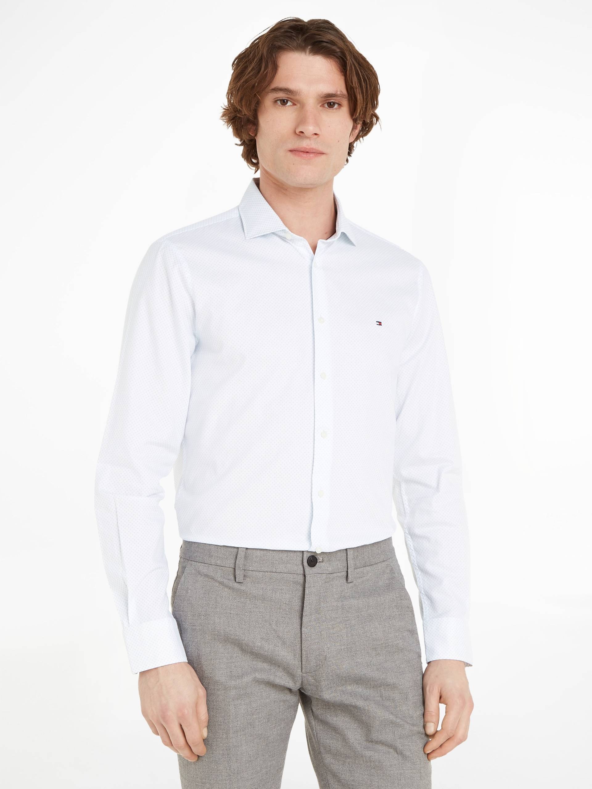 Tommy Hilfiger Langarmhemd »CL-W DOBBY PRINT SF SHIRT« von TOMMY HILFIGER