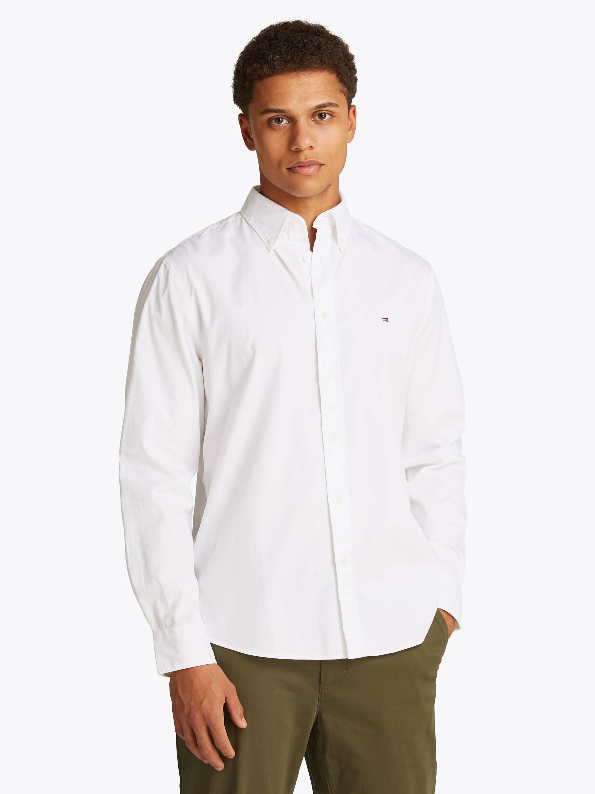 Tommy Hilfiger Langarmhemd »CORE FLEX POPLIN SOLID RF SHIRT« Tommy Hilfiger Langarmhemd »CORE FLEX POPLIN SOLID RF SHIRT« von TOMMY HILFIGER