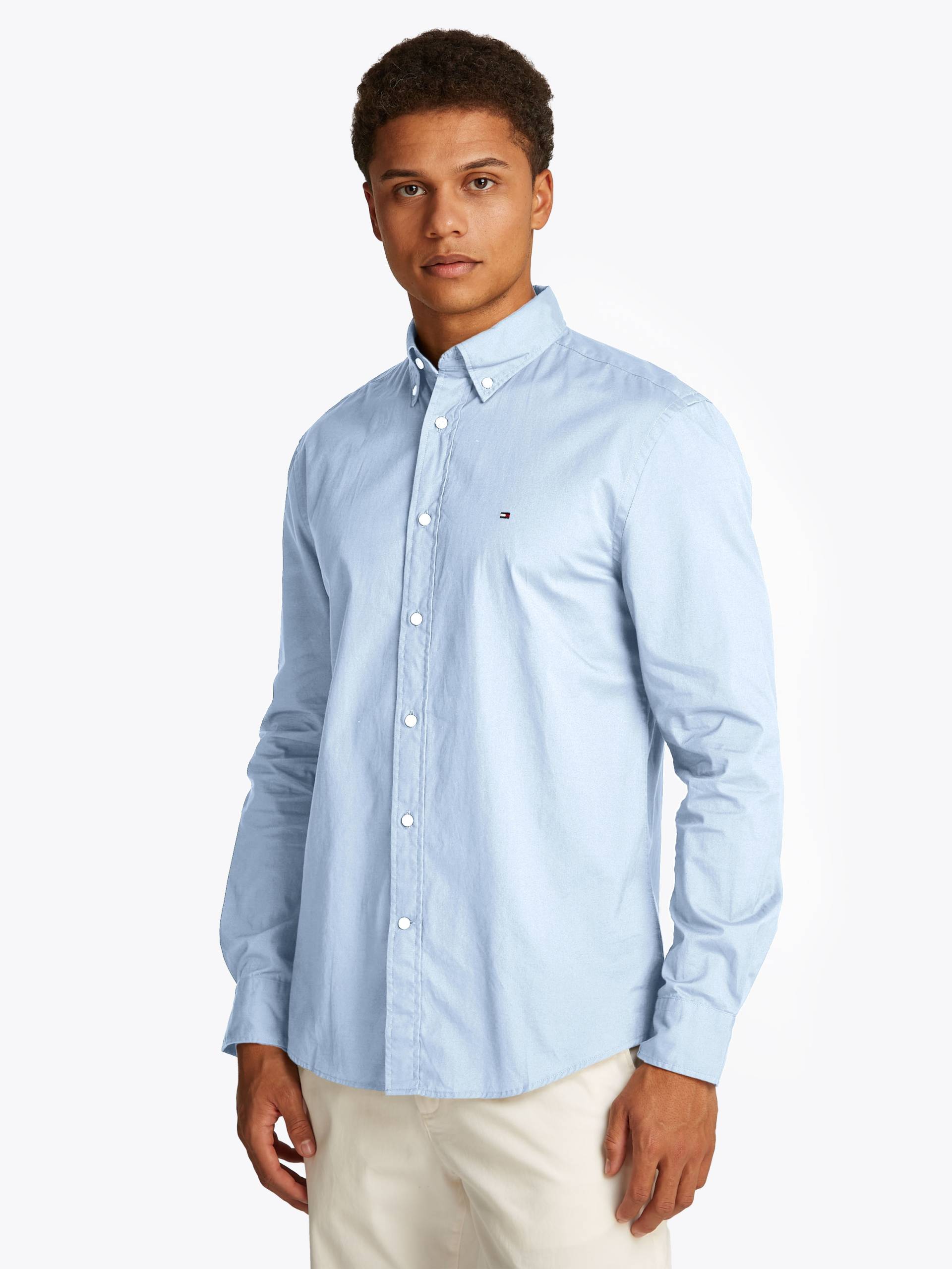Tommy Hilfiger Langarmhemd »CORE FLEX POPLIN SOLID RF SHIRT« von TOMMY HILFIGER