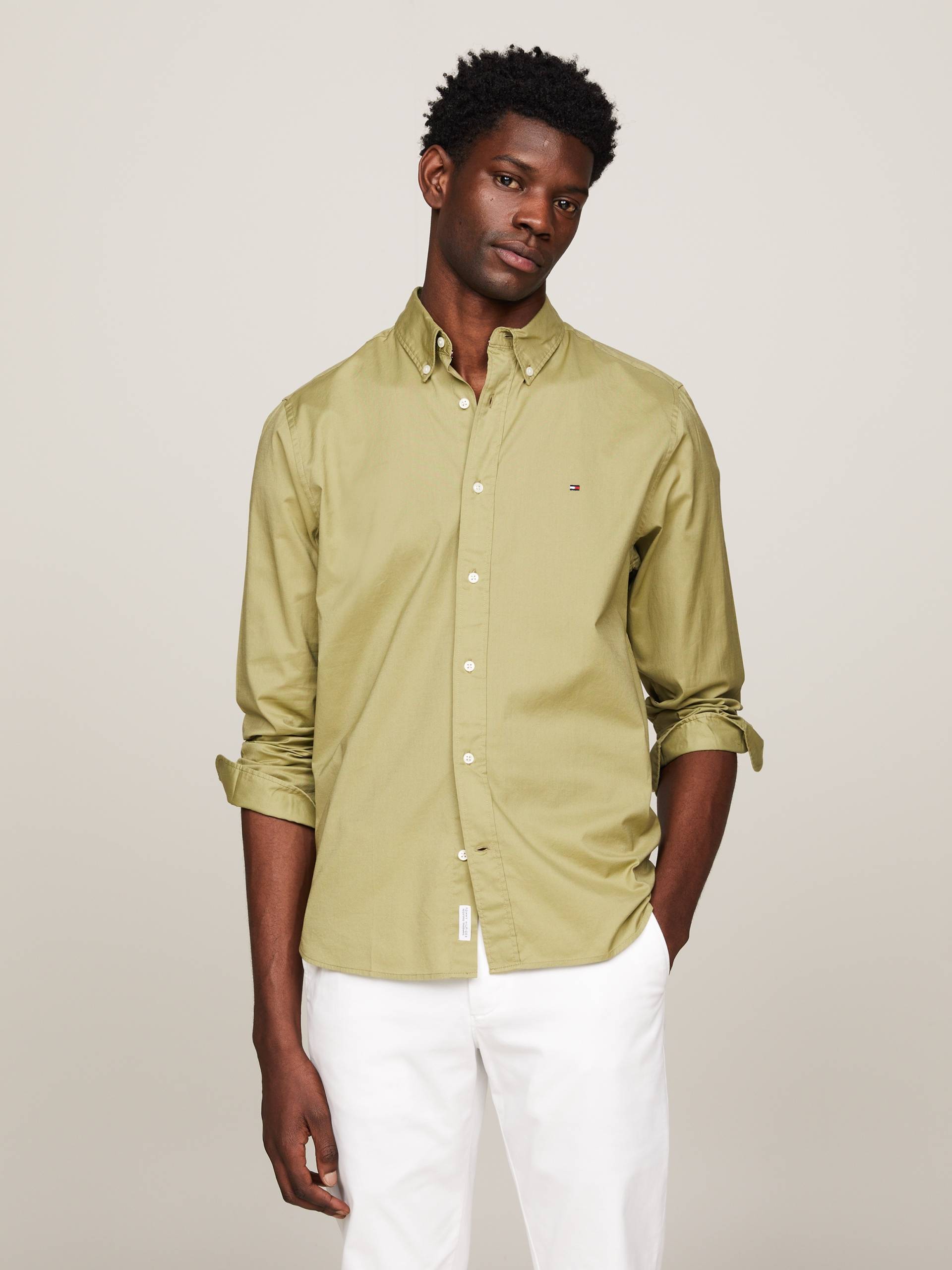 Tommy Hilfiger Langarmhemd »FLEX POPLIN RF SHIRT« von TOMMY HILFIGER