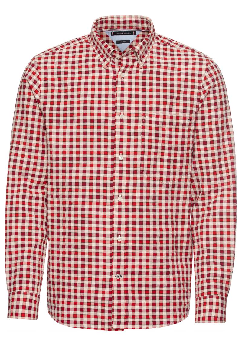 Tommy Hilfiger Langarmhemd »OXFORD TWO TONE GINGHAM RF SHIRT« von TOMMY HILFIGER