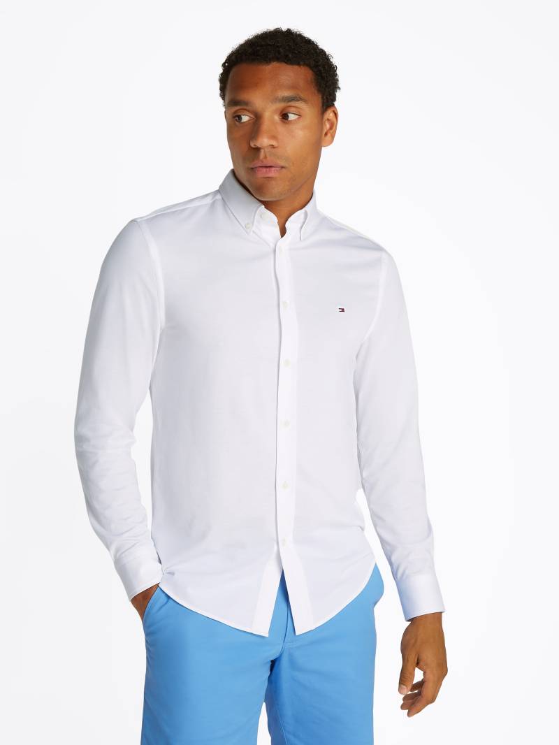 Tommy Hilfiger Langarmhemd »PERFORMANCE TWO TONE SF SHIRT« von TOMMY HILFIGER