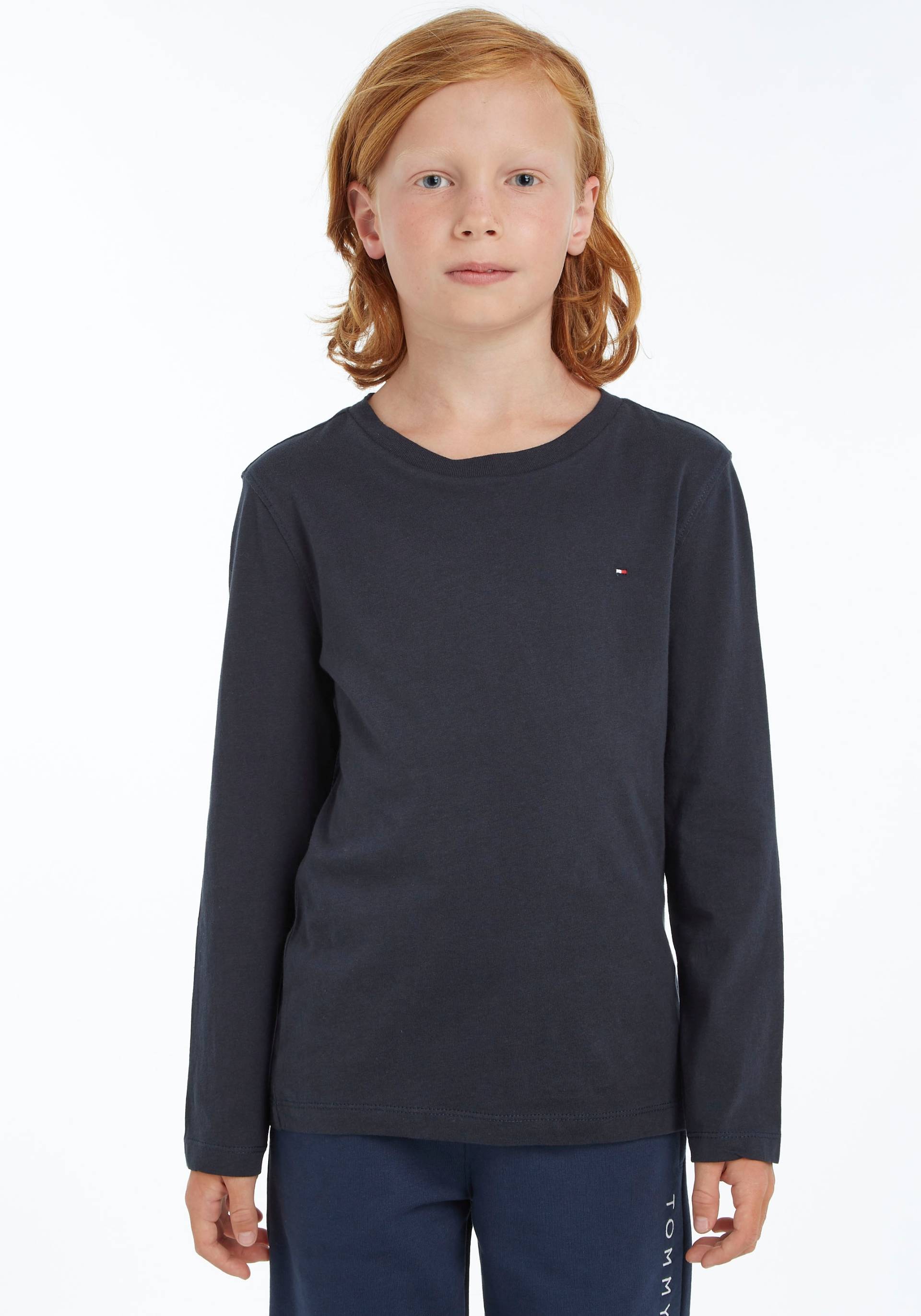 Tommy Hilfiger Langarmshirt »BOYS BASIC CN KNIT L/S«, Kinder Kids Junior MiniMe,für Jungen Tommy Hilfiger Langarmshirt »BOYS BASIC CN KNIT L/S«, Kinder Kids Junior MiniMe,für Jungen von TOMMY HILFIGER