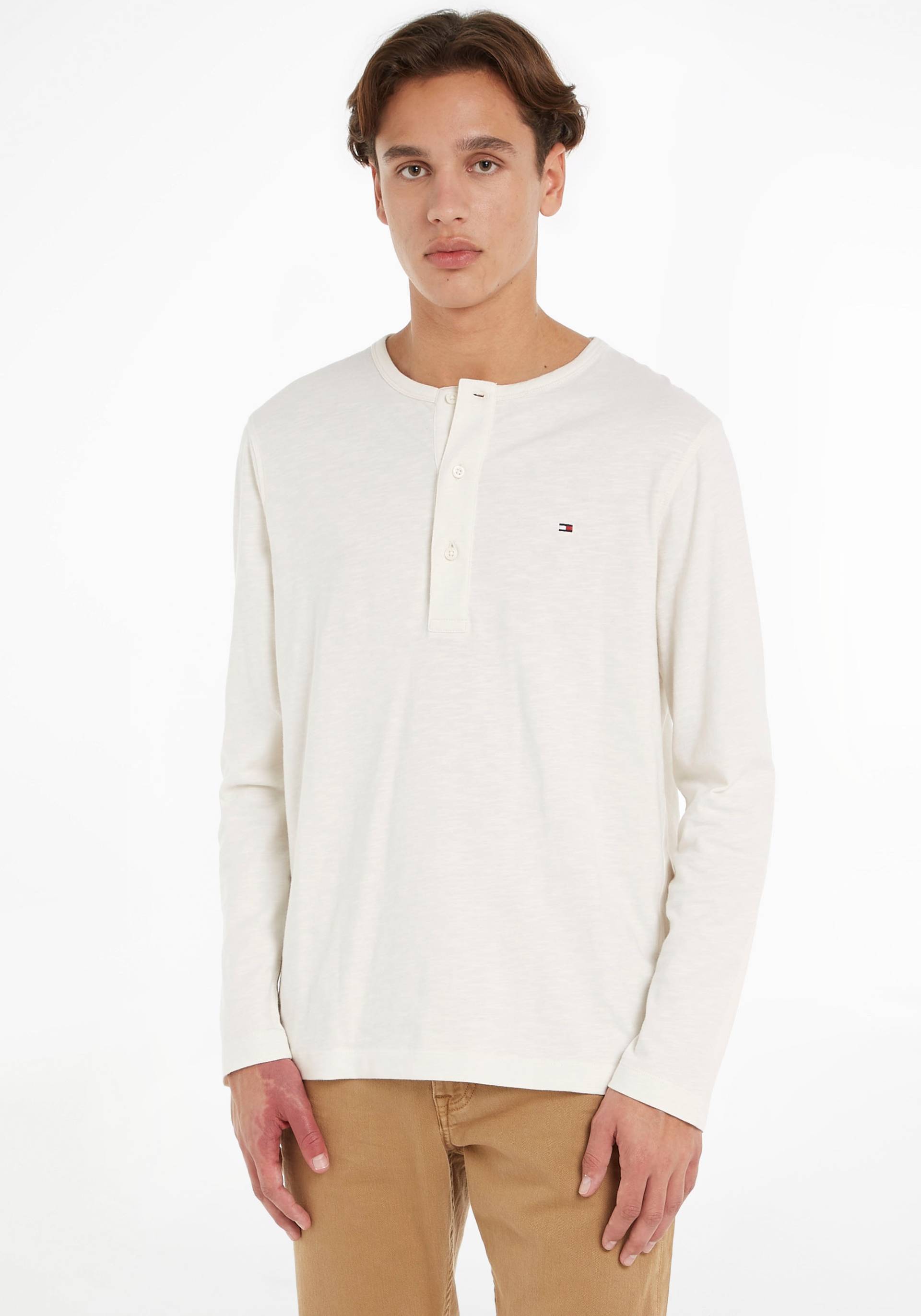 Tommy Hilfiger Langarmshirt »SLUB HENLEY LS« von TOMMY HILFIGER