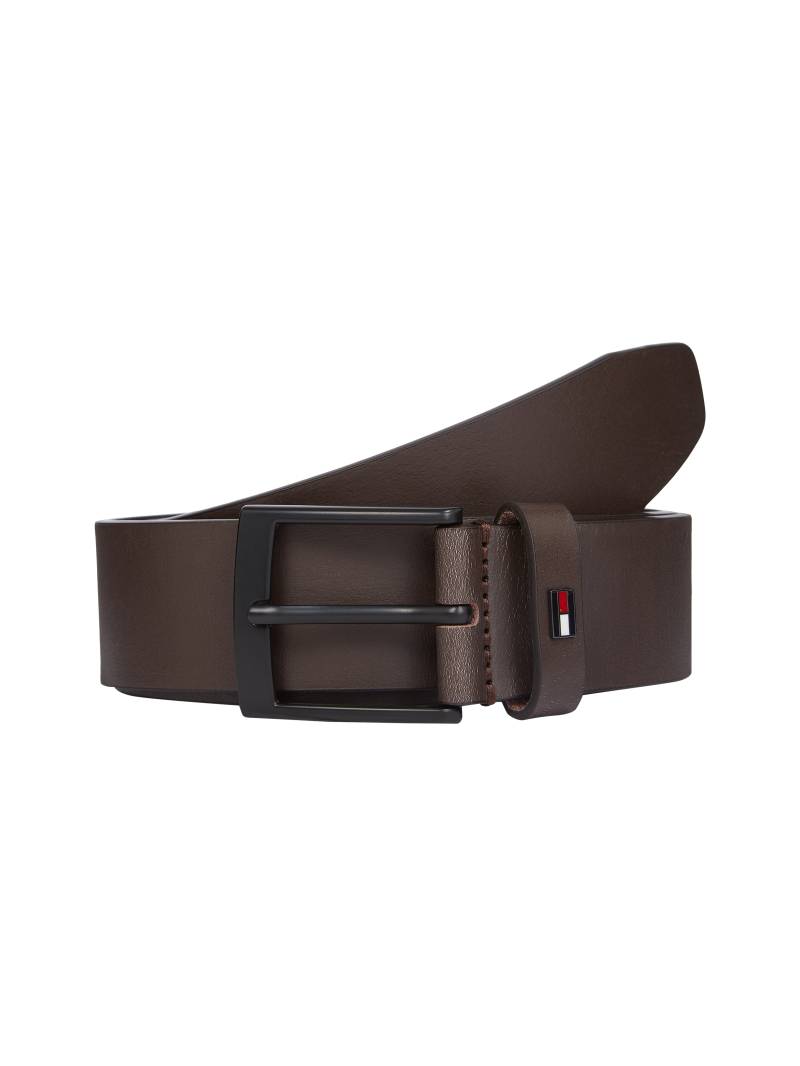 Tommy Hilfiger Ledergürtel »ADAN 3.5 EXT«, Metalllogopatch, Einfachdornschnalle von TOMMY HILFIGER