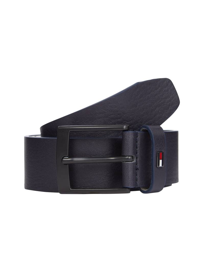 Tommy Hilfiger Ledergürtel »ADAN 3.5 EXT«, Metalllogopatch, Einfachdornschnalle von TOMMY HILFIGER