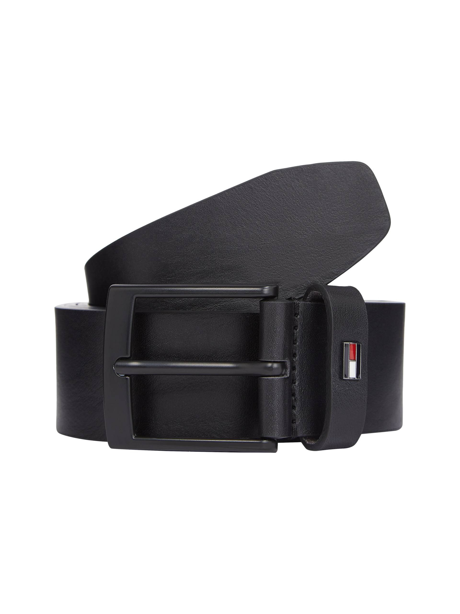 Tommy Hilfiger Ledergürtel »ADAN 3.5 EXT«, Metalllogopatch, Einfachdornschnalle von TOMMY HILFIGER