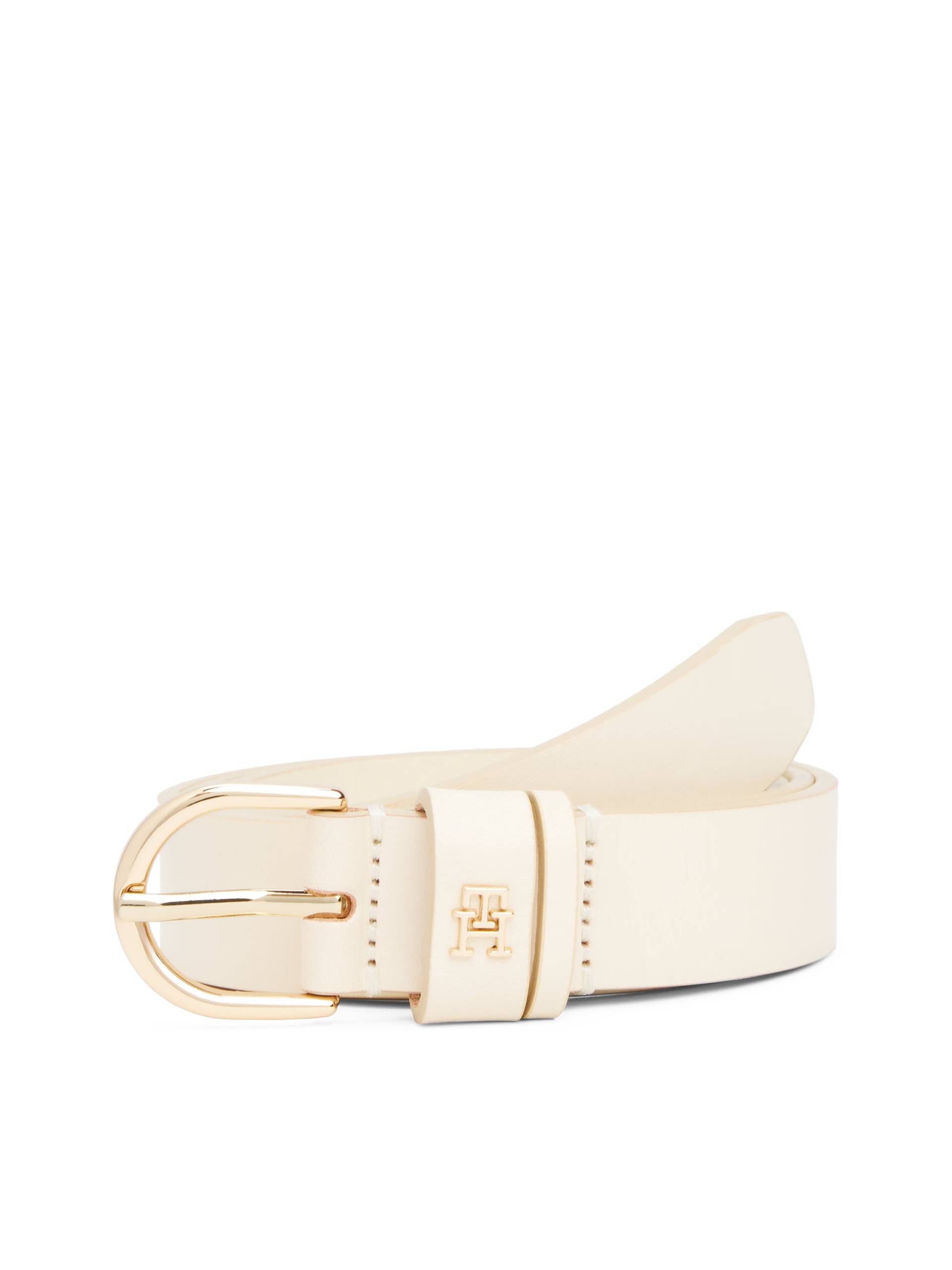 Tommy Hilfiger Ledergürtel »ESSENTIAL EFFORTLESS 2.5«, Logoemblem, weiche Haptik, ovale Einfachdornschliesse von TOMMY HILFIGER