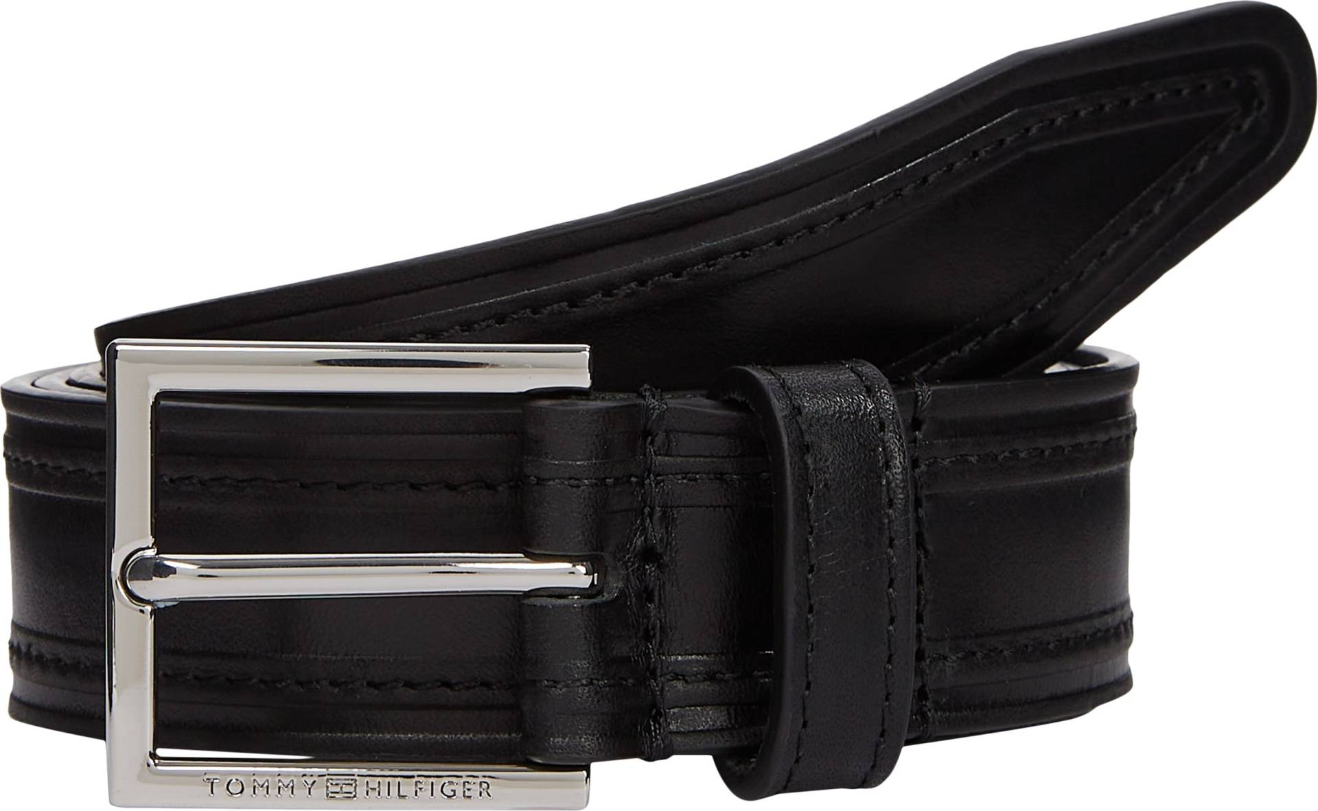Tommy Hilfiger Ledergürtel »HUDSON EMBOSS LEATHER 3.0«, Grössenverstellbar von TOMMY HILFIGER