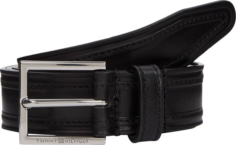 Tommy Hilfiger Ledergürtel »HUDSON EMBOSS LEATHER 3.0«, Grössenverstellbar von TOMMY HILFIGER