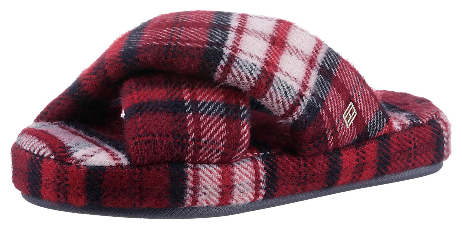 Tommy Hilfiger Pantoffel »TARTAN CHECK HOME SLIPPER« von TOMMY HILFIGER