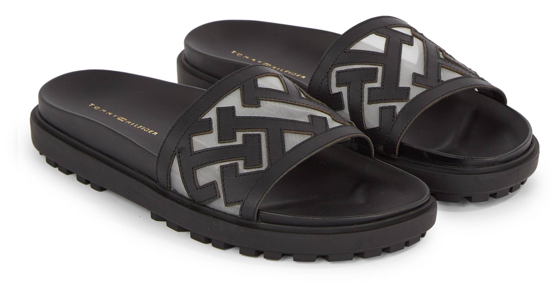 Tommy Hilfiger Pantolette »TH ELEVATED FLAT SANDAL« von TOMMY HILFIGER