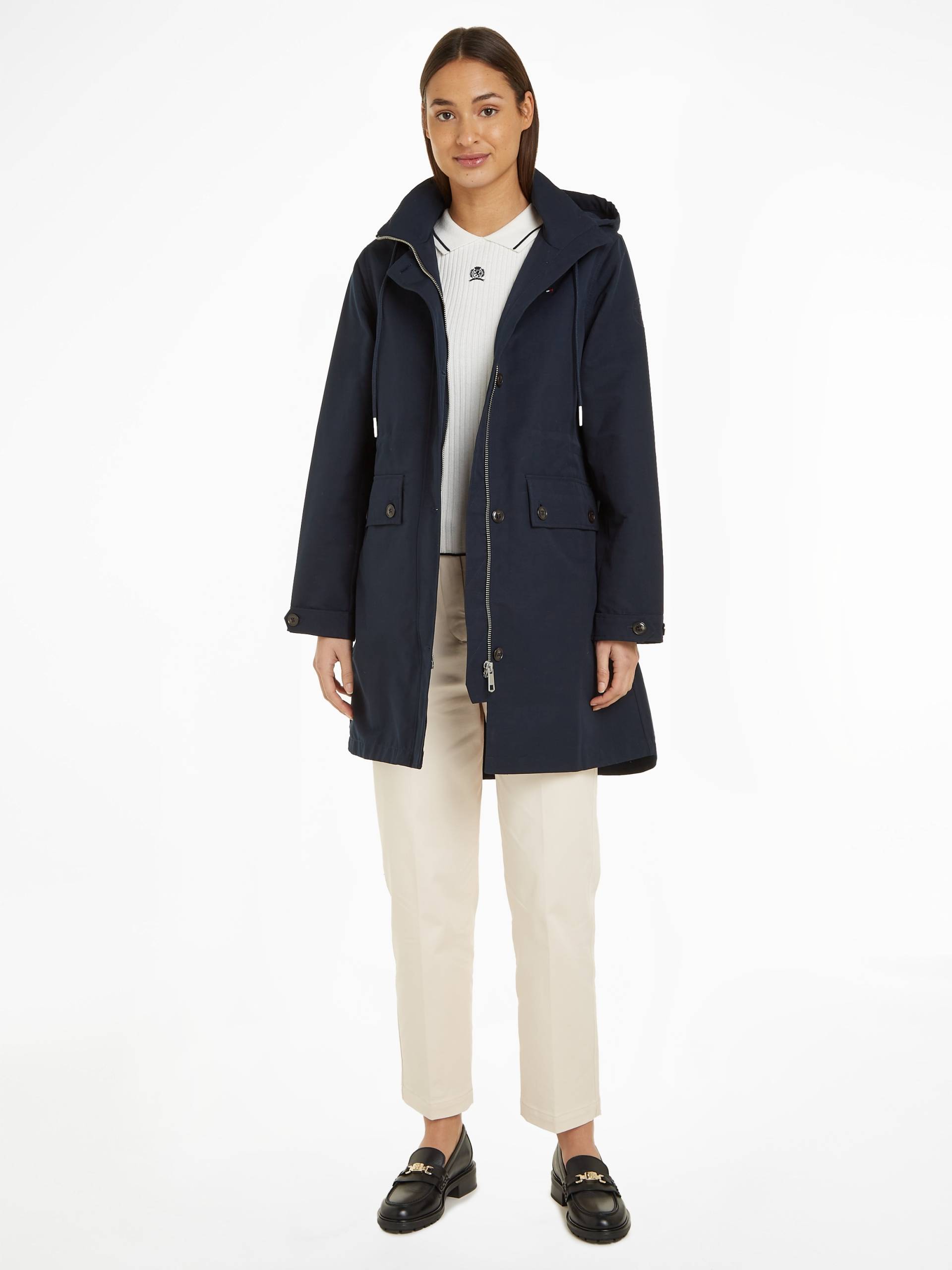 Tommy Hilfiger Parka »ESSENTIAL COTTON BLEND PARKA«, mit Kapuze von TOMMY HILFIGER