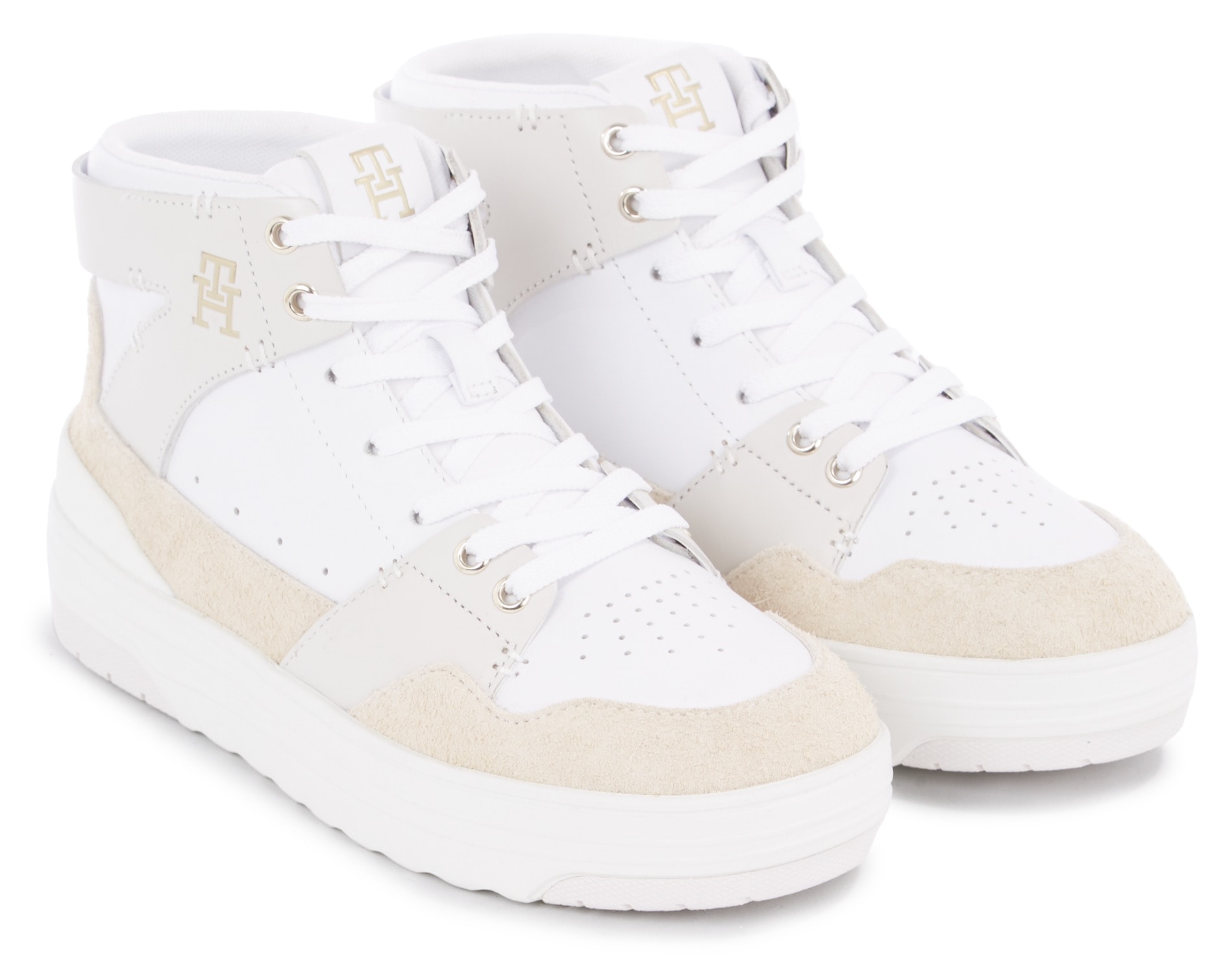 Tommy Hilfiger Plateausneaker »TH PREMIUM BASKET SNEAKER HI« von TOMMY HILFIGER