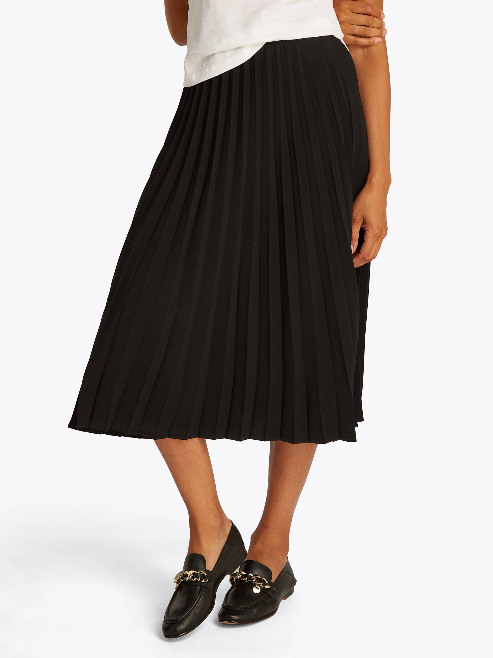 Tommy Hilfiger Plisseerock »FLUID PLEATED PULL ON MIDI SKIRT«, mit rundum Falten Tommy Hilfiger Plisseerock »FLUID PLEATED PULL ON MIDI SKIRT«, mit rundum Falten von TOMMY HILFIGER