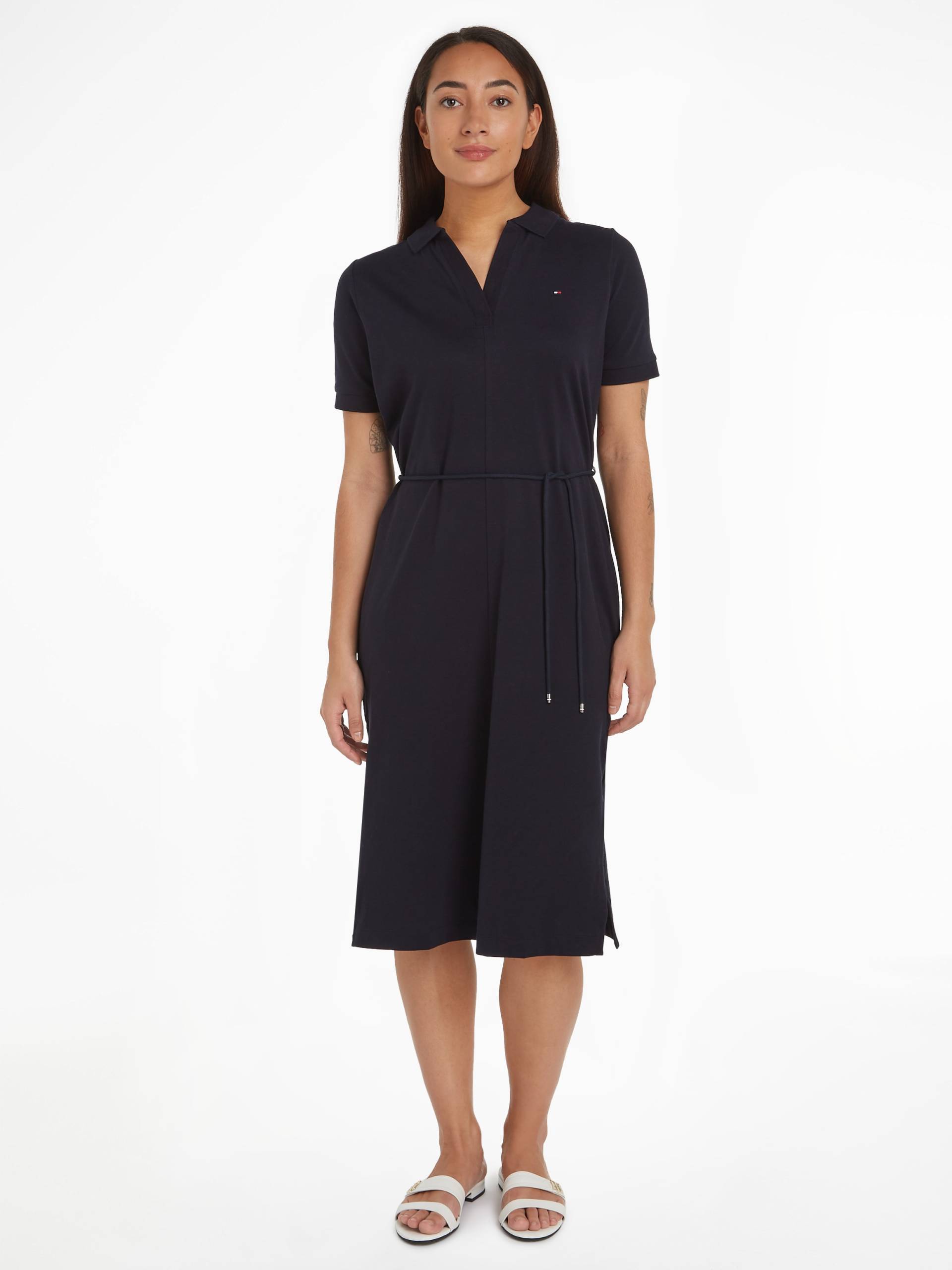 Tommy Hilfiger Polokleid »OPN PLKT LYLL POLO DRS WAIST DTL«, mit Seitenschlitzen Tommy Hilfiger Polokleid »OPN PLKT LYLL POLO DRS WAIST DTL«, mit Seitenschlitzen von TOMMY HILFIGER