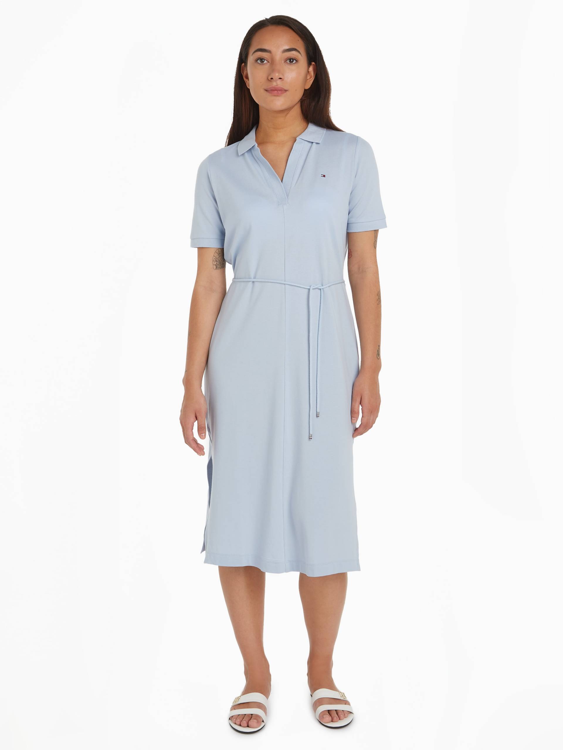 Tommy Hilfiger Polokleid »OPN PLKT LYLL POLO DRS WAIST DTL«, mit Seitenschlitzen Tommy Hilfiger Polokleid »OPN PLKT LYLL POLO DRS WAIST DTL«, mit Seitenschlitzen von TOMMY HILFIGER