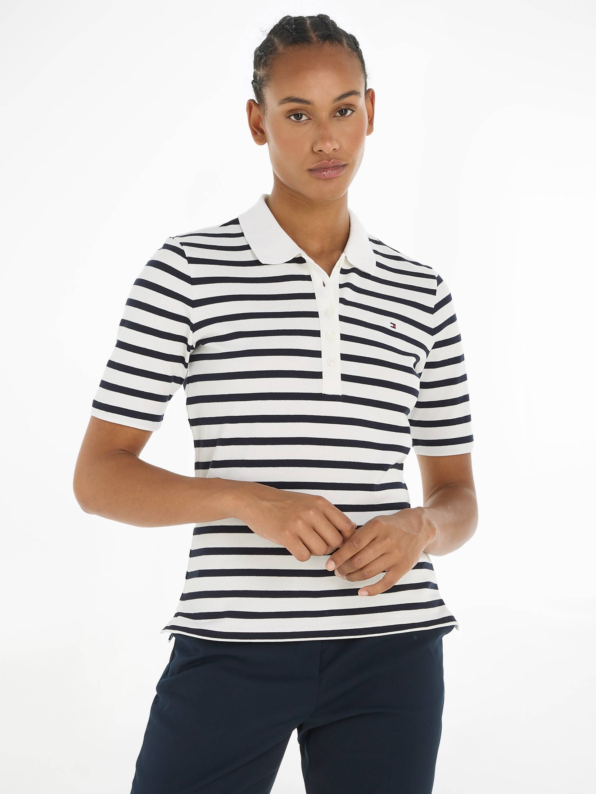 Tommy Hilfiger Poloshirt »1985 REG PIQUE STRIPE POLO SS« von TOMMY HILFIGER