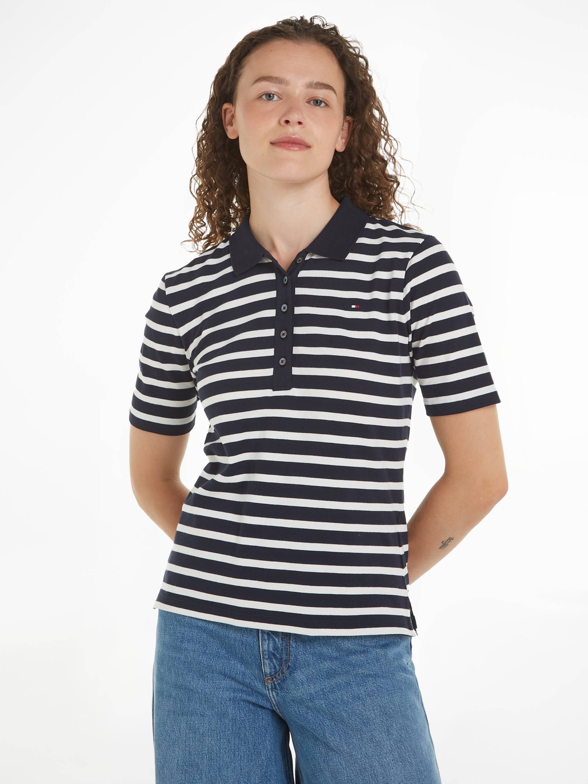 Tommy Hilfiger Poloshirt »1985 REG PIQUE STRIPE POLO SS« von TOMMY HILFIGER