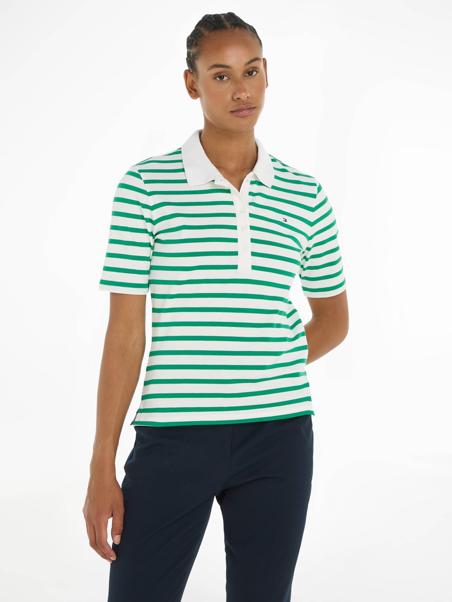 Tommy Hilfiger Poloshirt »1985 REG PIQUE STRIPE POLO SS« von TOMMY HILFIGER