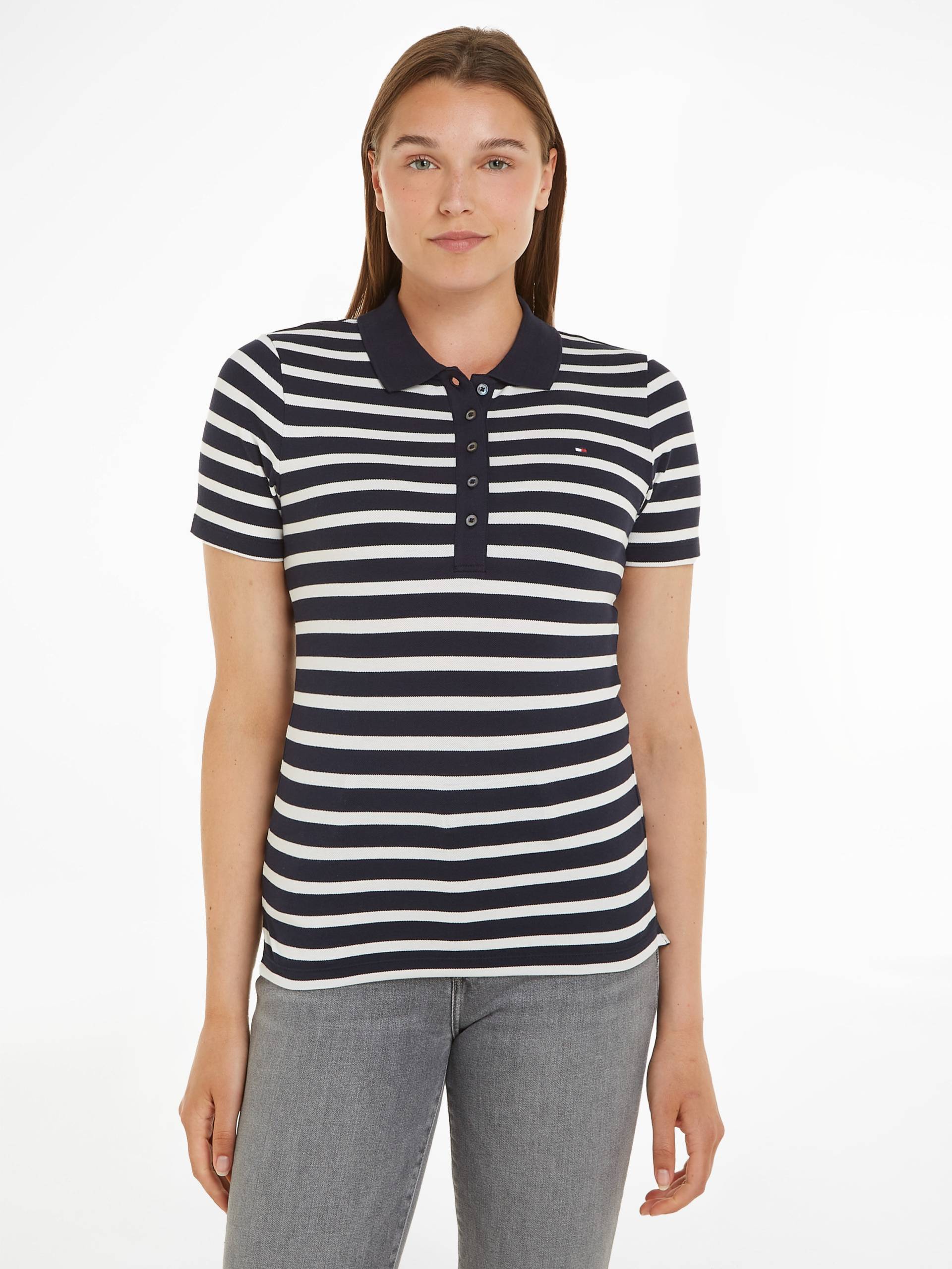 Tommy Hilfiger Poloshirt »1985 SLIM PIQUE STRIPE POLO SS« von TOMMY HILFIGER