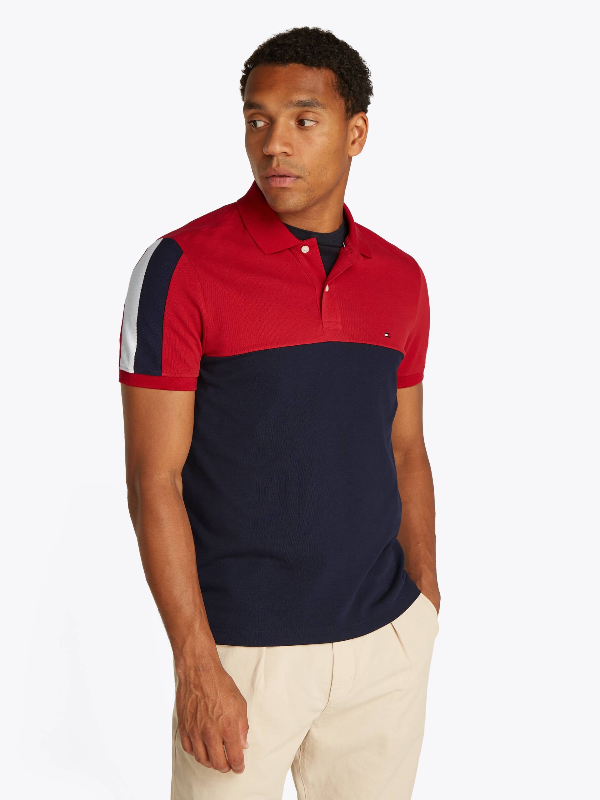 Tommy Hilfiger Poloshirt »COLORBLOCK REG POLO« von TOMMY HILFIGER