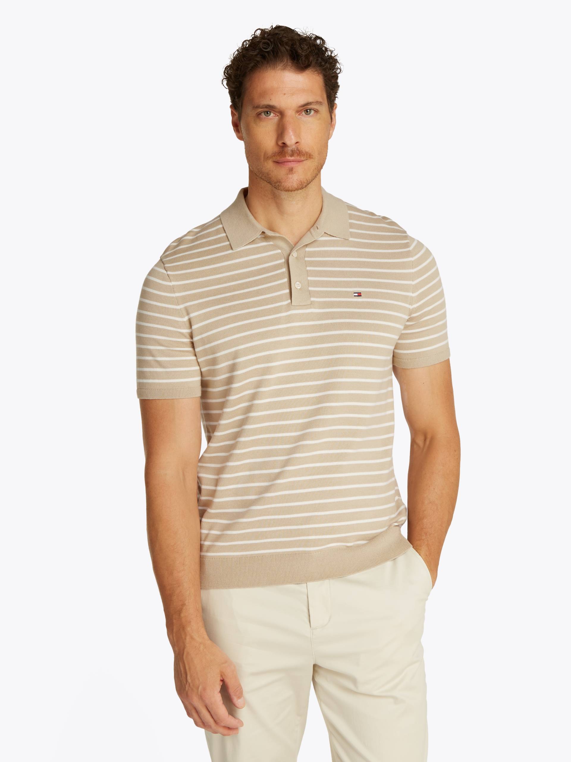 Tommy Hilfiger Poloshirt »ESSENTIAL COTTON KNITTED POLO« von TOMMY HILFIGER