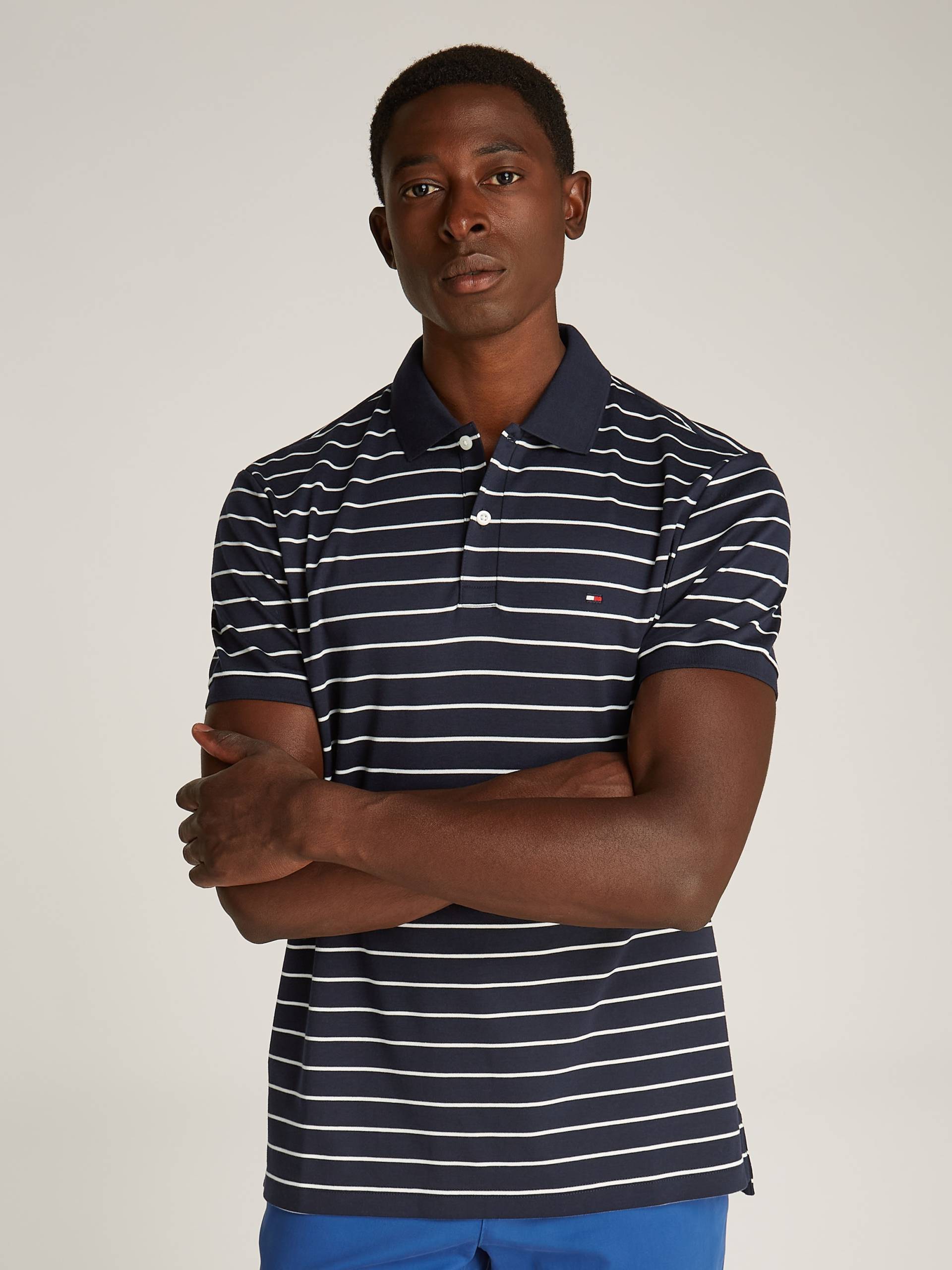 Tommy Hilfiger Poloshirt »LIQUID COTTON REG SEASONAL POLO«, mit Logostickerei von TOMMY HILFIGER