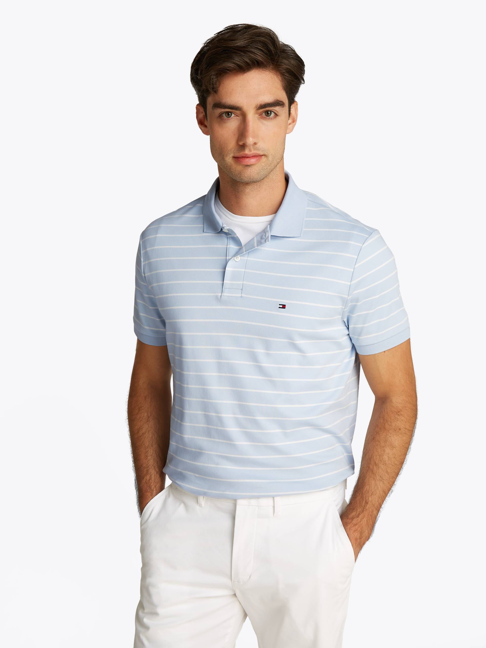 Tommy Hilfiger Poloshirt »LIQUID COTTON REG SEASONAL POLO«, mit Logostickerei Tommy Hilfiger Poloshirt »LIQUID COTTON REG SEASONAL POLO«, mit Logostickerei von TOMMY HILFIGER