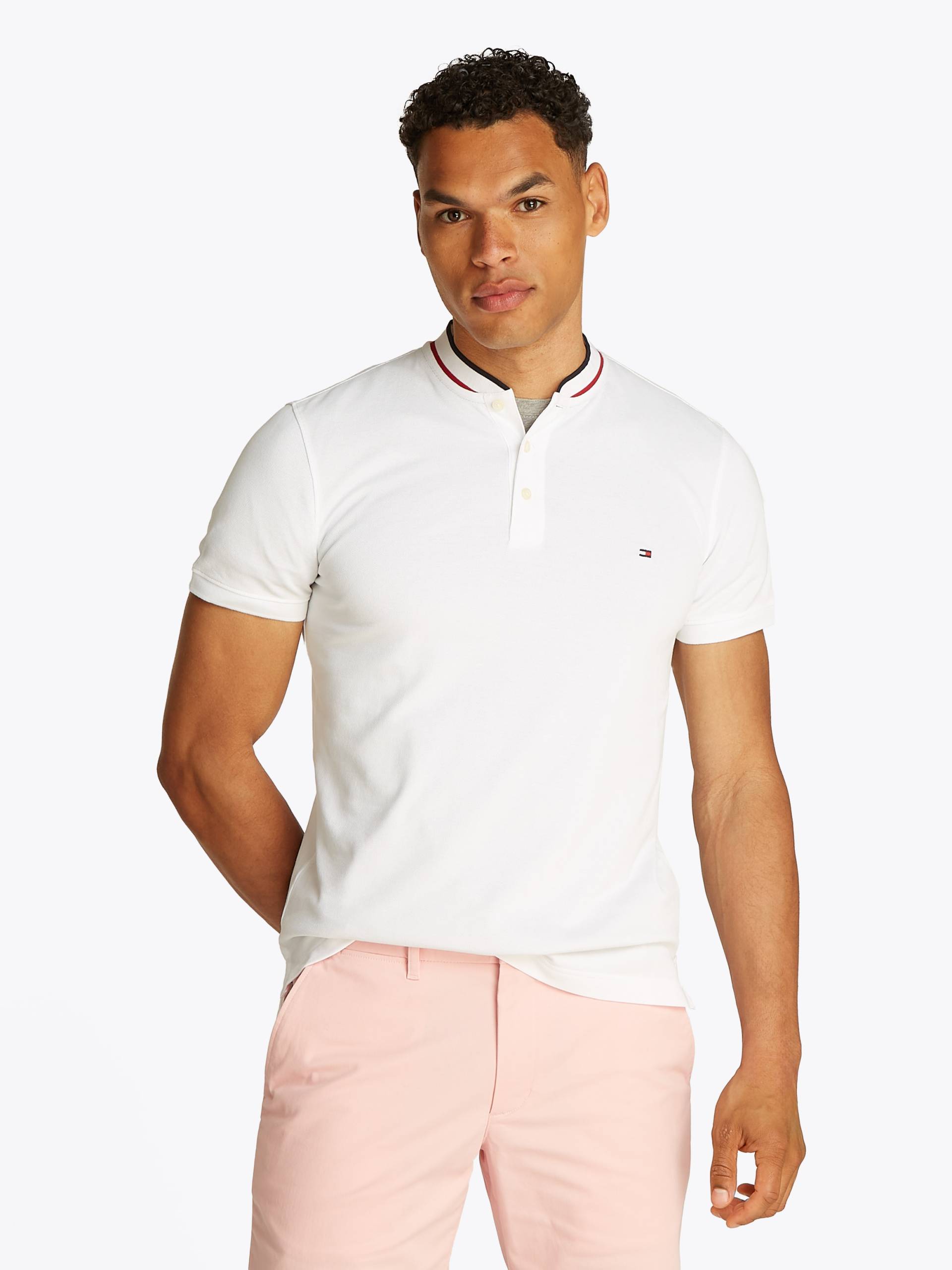 Tommy Hilfiger Poloshirt »MAO RWB TIPPED SLIM POLO« Tommy Hilfiger Poloshirt »MAO RWB TIPPED SLIM POLO« von TOMMY HILFIGER