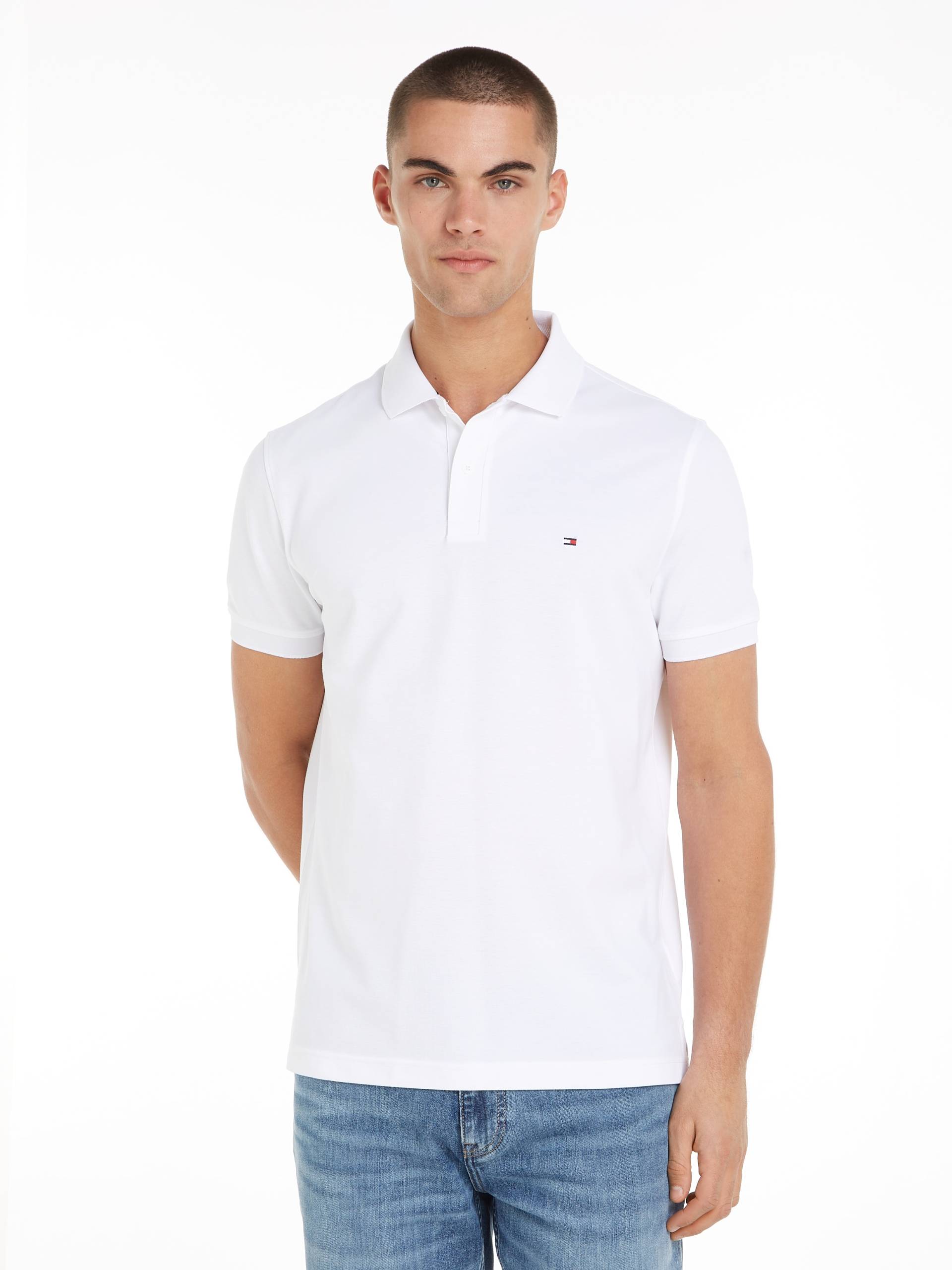 Tommy Hilfiger Poloshirt »PERFORMANCE PIQUE REG POLO«, mit Streifenmuster Tommy Hilfiger Poloshirt »PERFORMANCE PIQUE REG POLO«, mit Streifenmuster von TOMMY HILFIGER