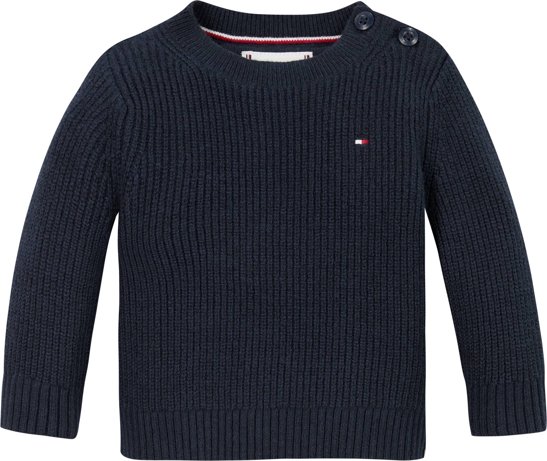 Tommy Hilfiger Rundhalspullover »ESSENTIAL CN SWEATER«, mit Logostickerei Tommy Hilfiger Rundhalspullover »ESSENTIAL CN SWEATER«, mit Logostickerei von TOMMY HILFIGER