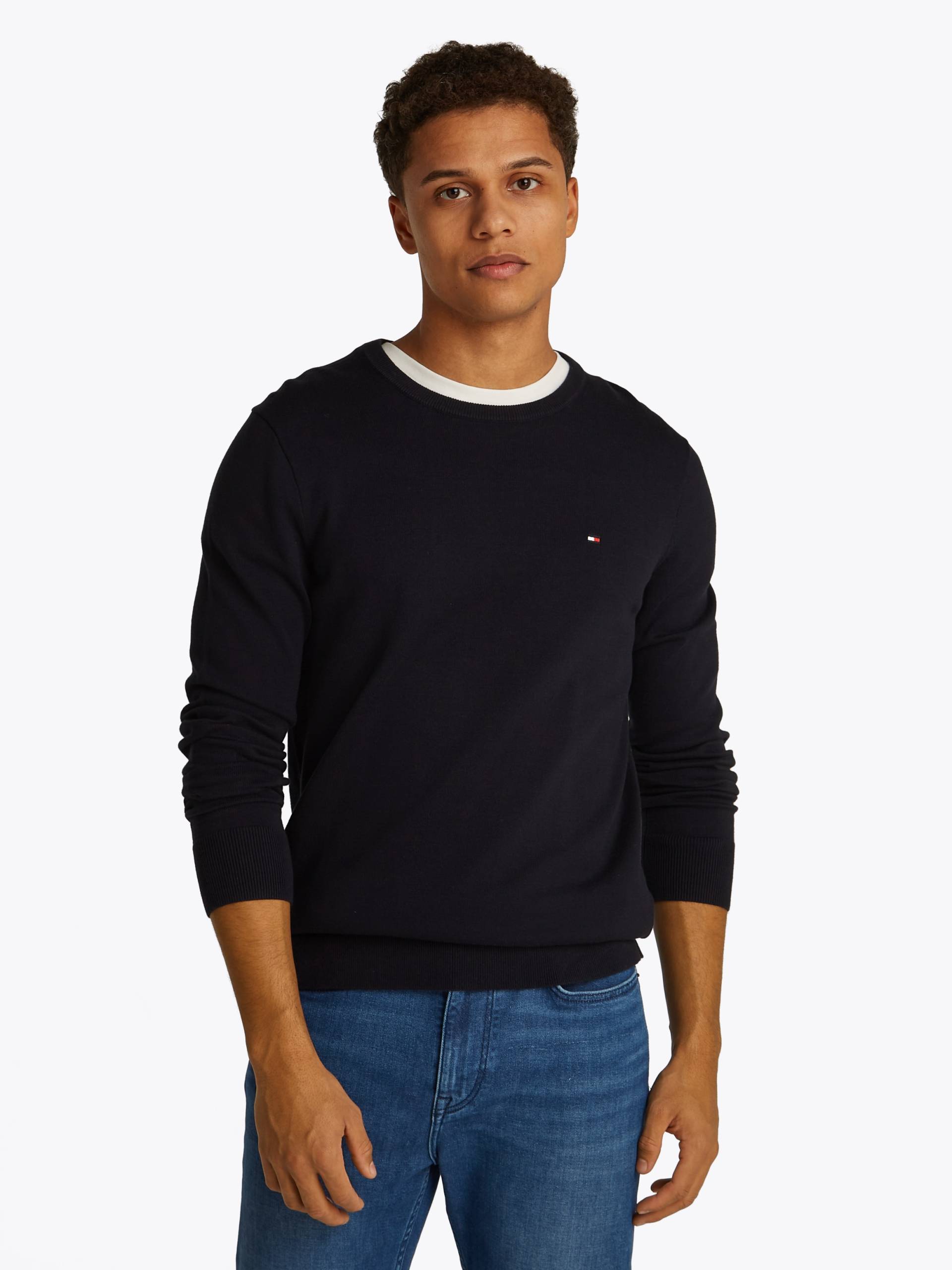 Tommy Hilfiger Rundhalspullover »ESSENTIAL COTTON CREW NECK« von TOMMY HILFIGER