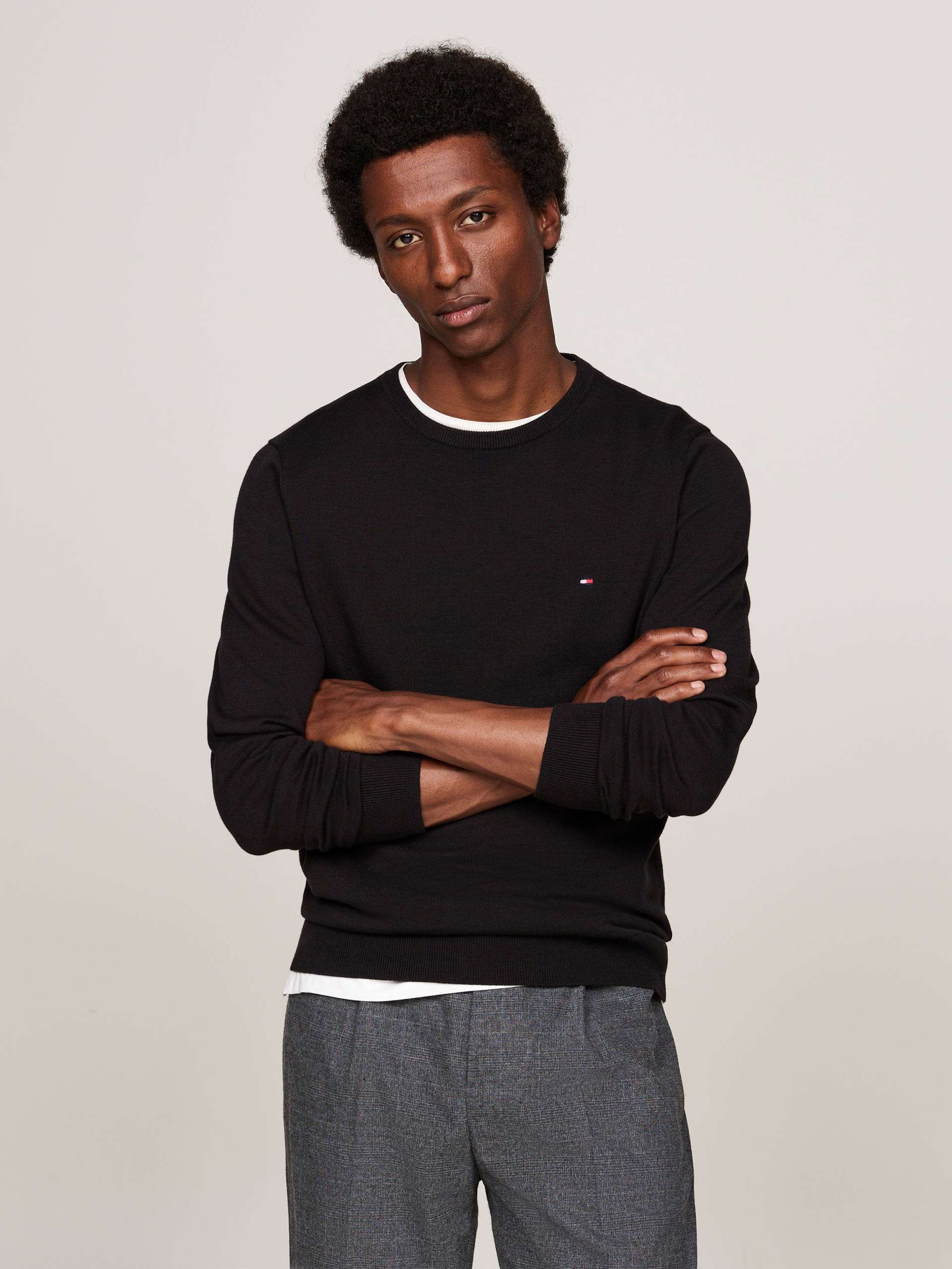 Tommy Hilfiger Rundhalspullover »ESSENTIAL COTTON CREW NECK« Tommy Hilfiger Rundhalspullover »ESSENTIAL COTTON CREW NECK« von TOMMY HILFIGER
