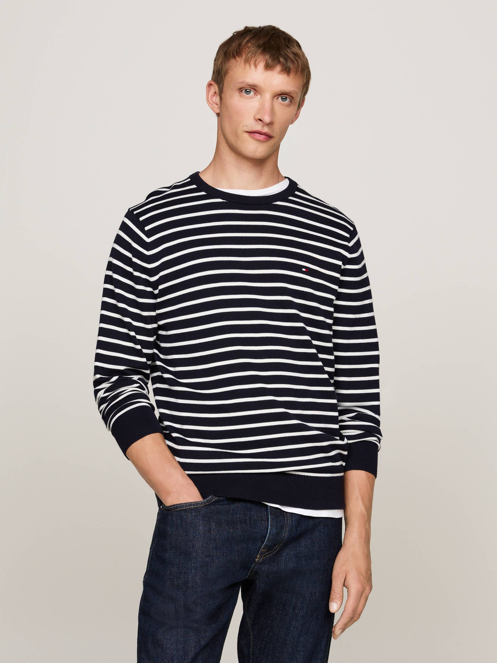 Tommy Hilfiger Rundhalspullover »ESSENTIAL COTTON CREW NECK« Tommy Hilfiger Rundhalspullover »ESSENTIAL COTTON CREW NECK« von TOMMY HILFIGER