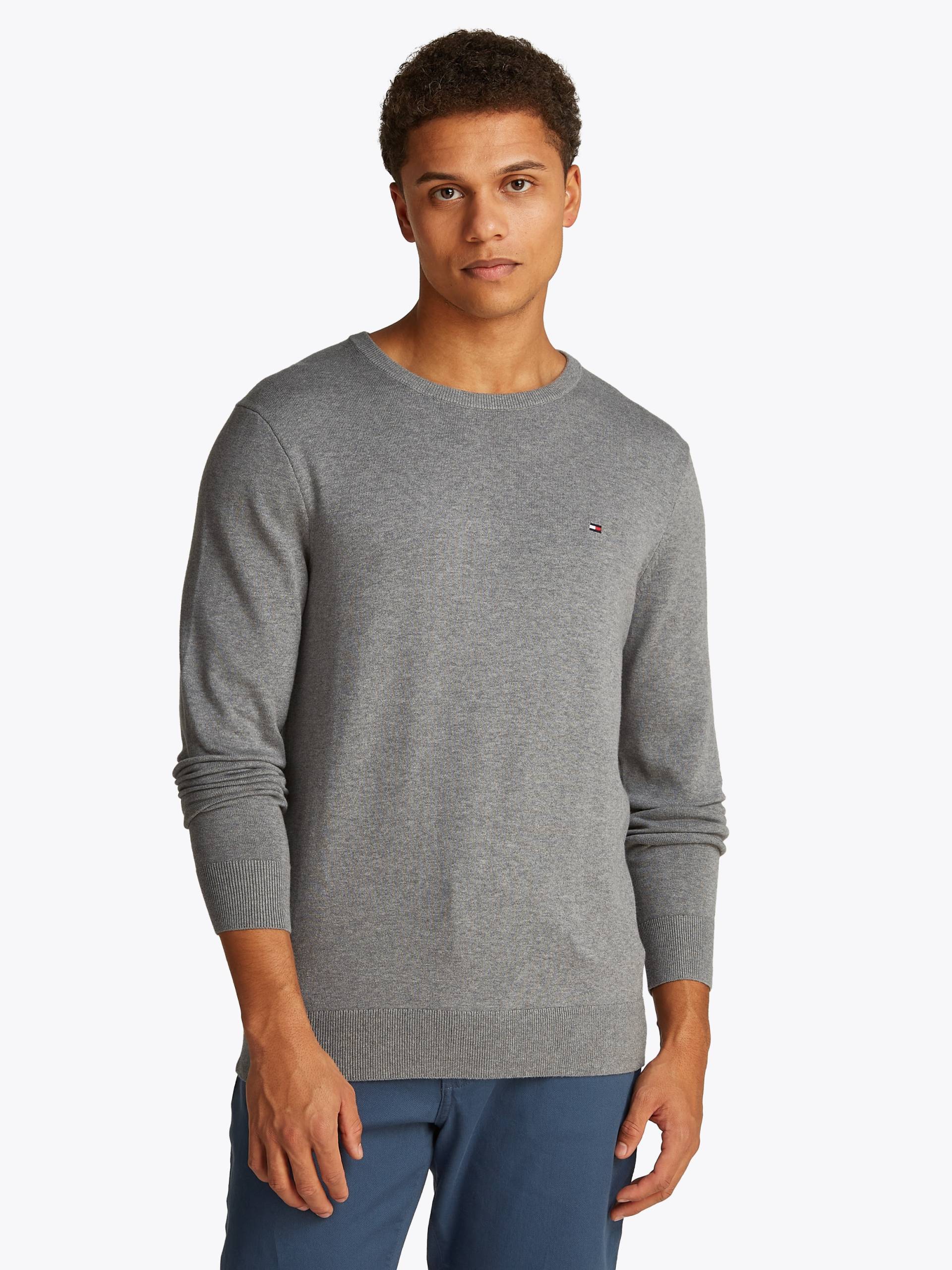 Tommy Hilfiger Rundhalspullover »ESSENTIAL COTTON CREW NECK« von TOMMY HILFIGER