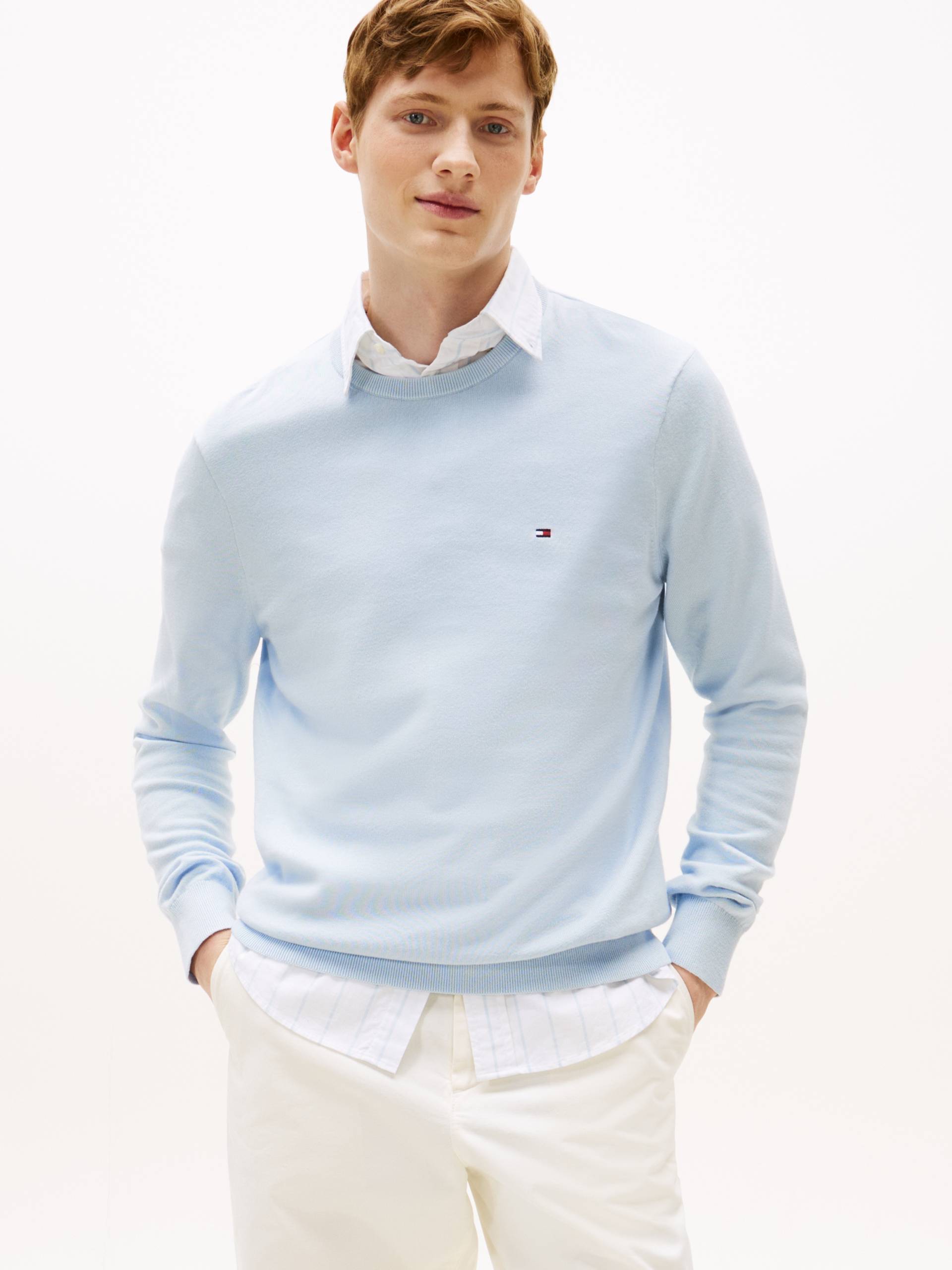 Tommy Hilfiger Rundhalspullover »ESSENTIAL COTTON CREW NECK« Tommy Hilfiger Rundhalspullover »ESSENTIAL COTTON CREW NECK« von TOMMY HILFIGER