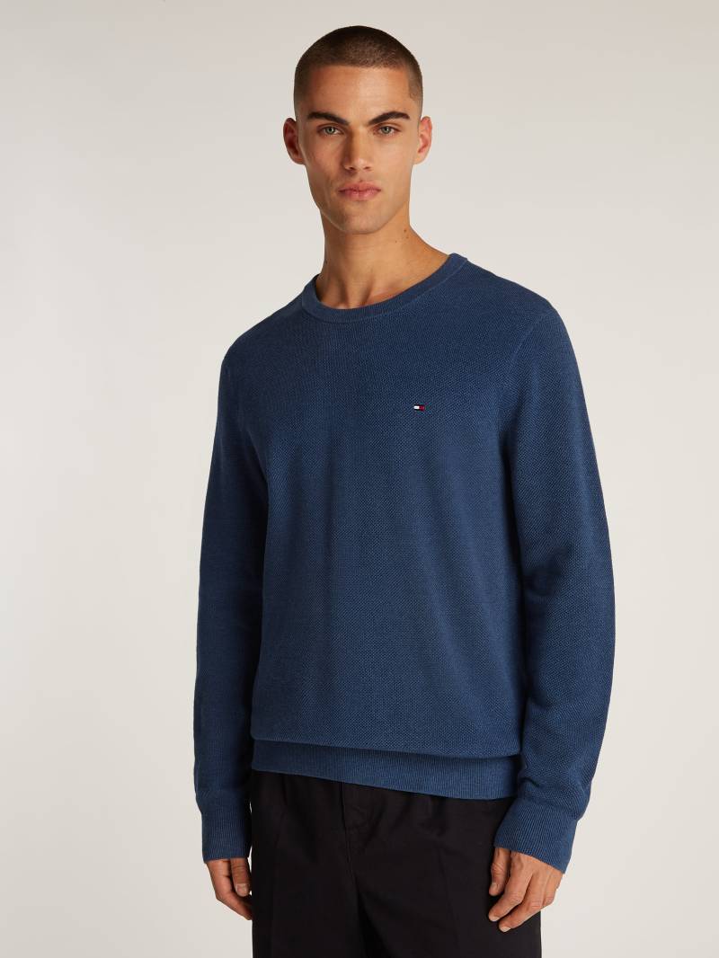 Tommy Hilfiger Rundhalspullover »ESSENTIAL STRUCTURE CREW NECK«, mit feiner Struktur von TOMMY HILFIGER