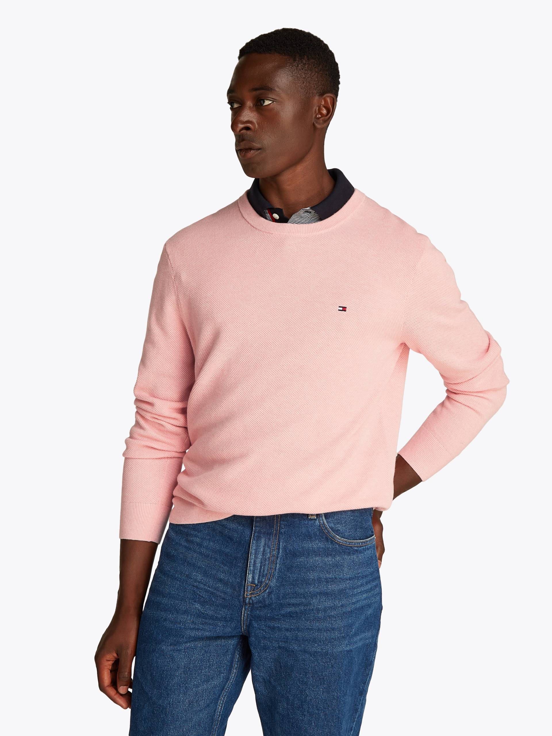 Tommy Hilfiger Rundhalspullover »ESSENTIAL STRUCTURE CREW NECK«, mit feiner Struktur Tommy Hilfiger Rundhalspullover »ESSENTIAL STRUCTURE CREW NECK«, mit feiner Struktur von TOMMY HILFIGER