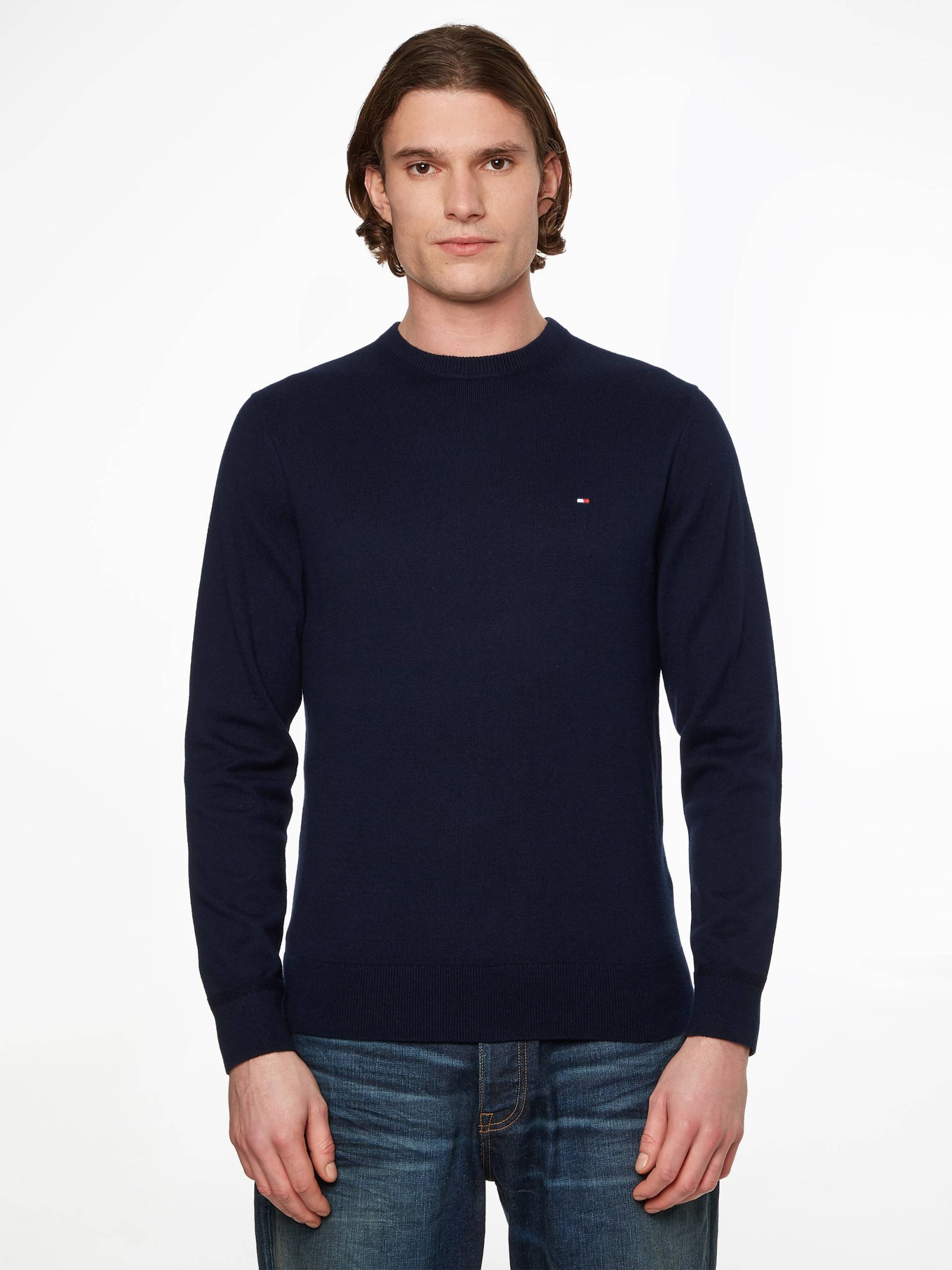 Tommy Hilfiger Rundhalspullover »PIMA ORG CTN CASHMERE CREW NECK« von TOMMY HILFIGER