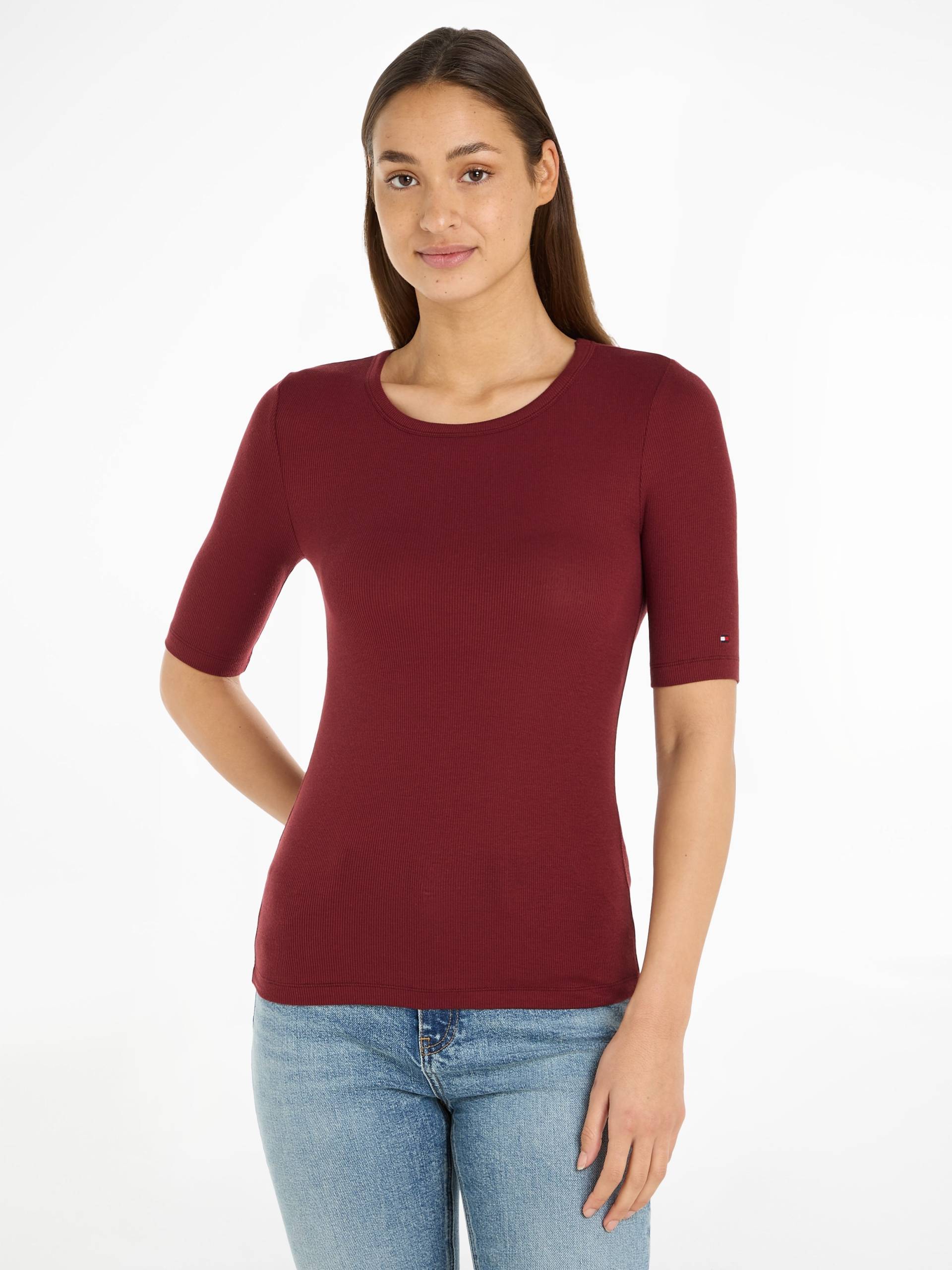 Tommy Hilfiger Rundhalsshirt, mit Rundhalsausschnitt Tommy Hilfiger Rundhalsshirt, mit Rundhalsausschnitt von TOMMY HILFIGER