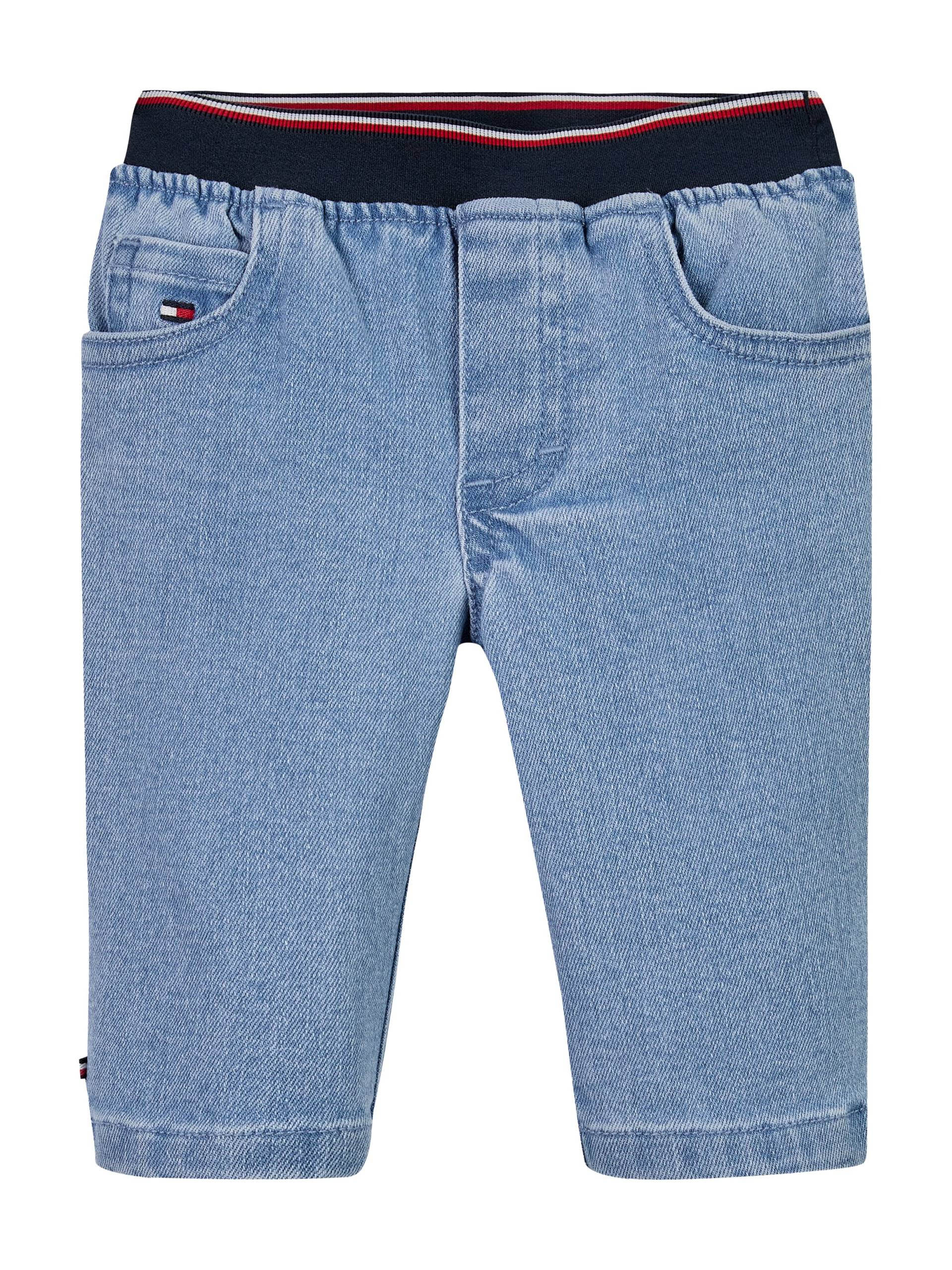 Tommy Hilfiger Schlupfjeans »MICRO GLOBAL STRIPE DENIM PANTS«, mit Logostickereien Tommy Hilfiger Schlupfjeans »MICRO GLOBAL STRIPE DENIM PANTS«, mit Logostickereien von TOMMY HILFIGER