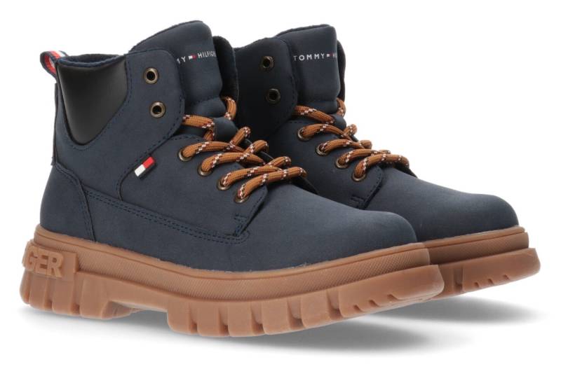 Tommy Hilfiger Schnürboots, Winterstiefel, Schnürstiefel, Boots mit dicker Profil Laufsohle von TOMMY HILFIGER