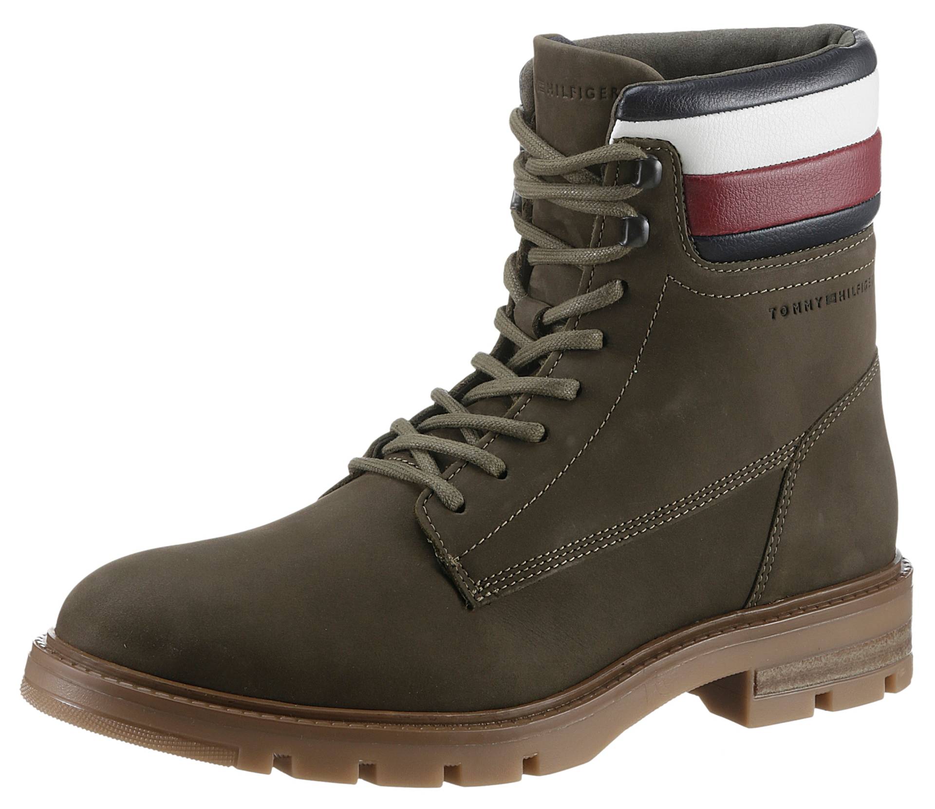 Tommy Hilfiger Schnürboots »CORPORATE HILFIGER NUBUCK BOOT« von TOMMY HILFIGER