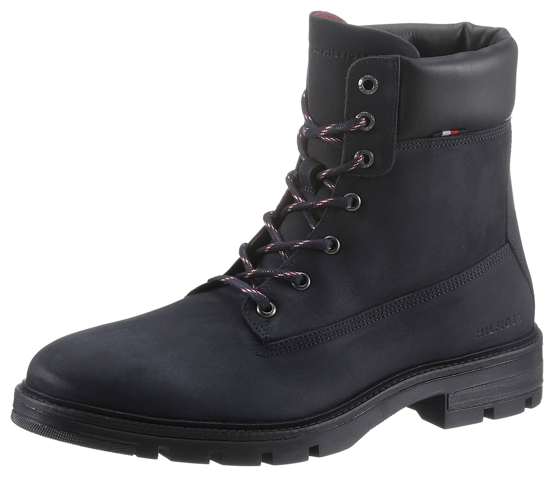 Tommy Hilfiger Schnürboots »HILFIGER PADDED NUBUCK BOOT« von TOMMY HILFIGER