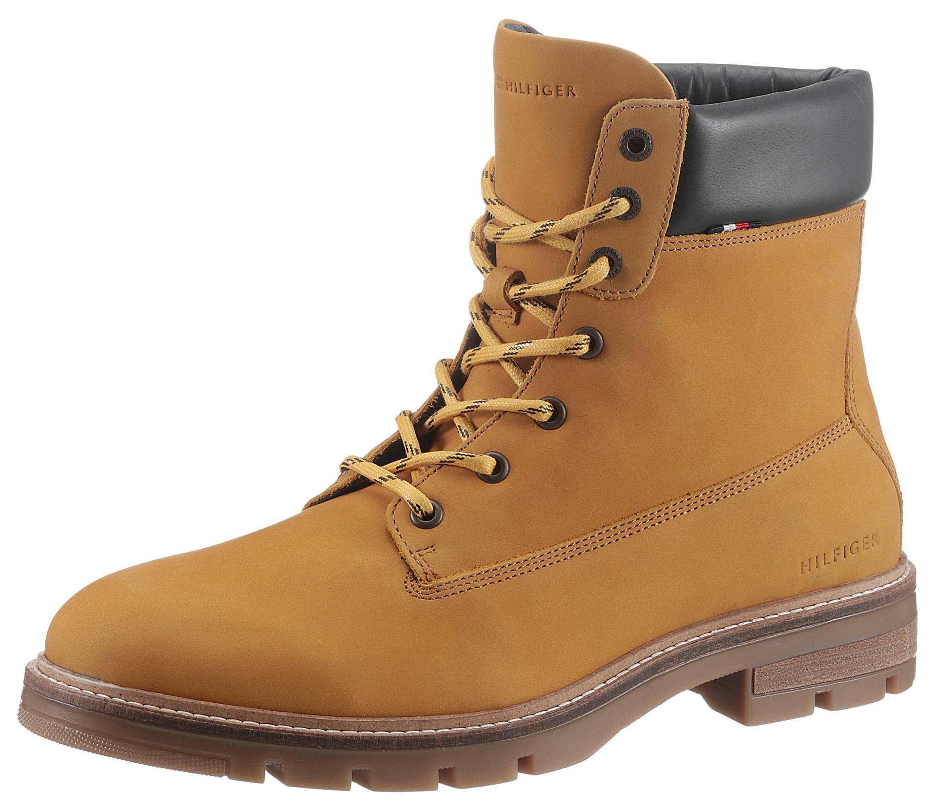 Tommy Hilfiger Schnürboots »HILFIGER PADDED NUBUCK BOOT« von TOMMY HILFIGER