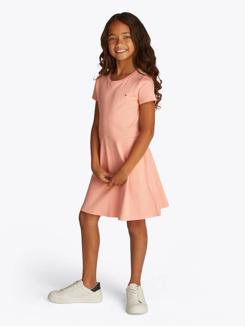 Tommy Hilfiger Skaterkleid »ESSENTIAL SKATER DRESS SS«, mit schwingendem Rock, mit Logostickerei von TOMMY HILFIGER