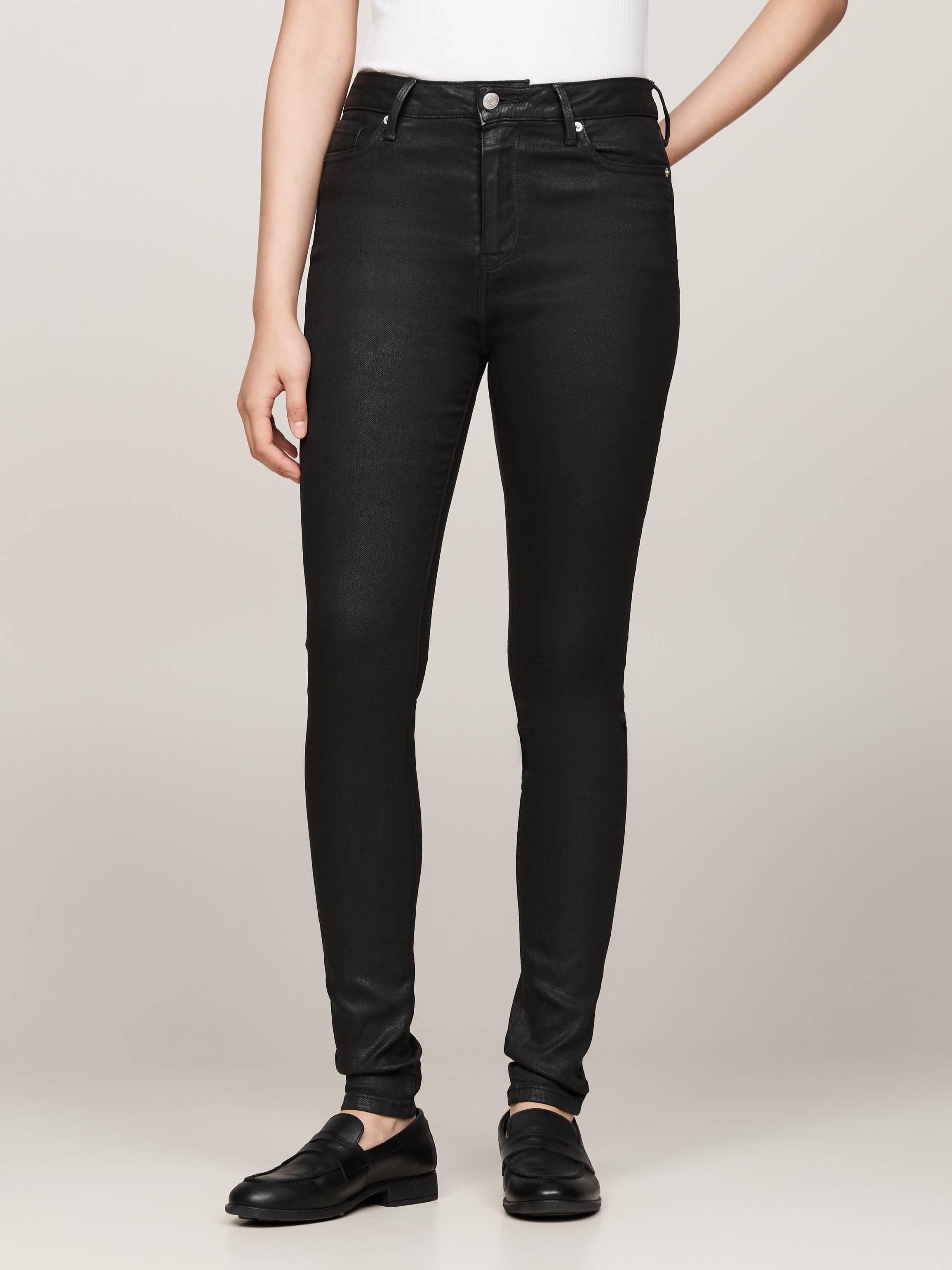 Tommy Hilfiger Skinny-fit-Jeans »HARLEM U SKINNY HW CAL«, mit Tommy Hilfiger Logo-Badge Tommy Hilfiger Skinny-fit-Jeans »HARLEM U SKINNY HW CAL«, mit Tommy Hilfiger Logo-Badge von TOMMY HILFIGER