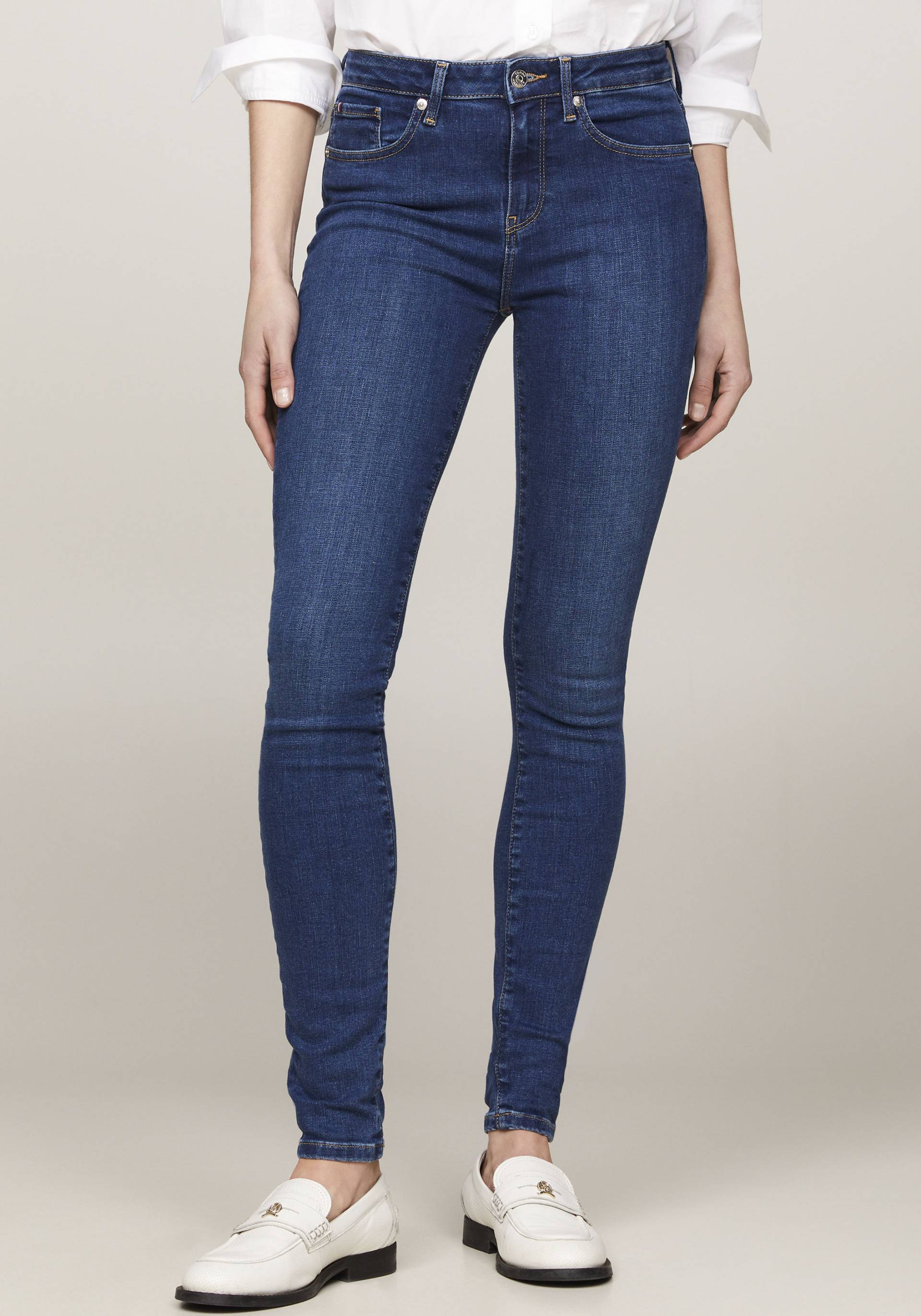 Tommy Hilfiger Skinny-fit-Jeans »TH FLEX COMO SKINNY RW GYA« von TOMMY HILFIGER